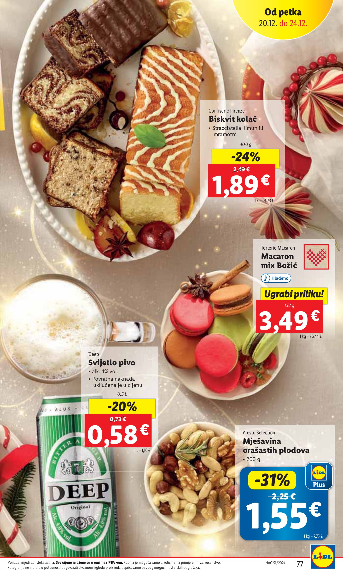 lidl - Lidl katalog vrijedi od 16.12. do 24.12. - page: 77