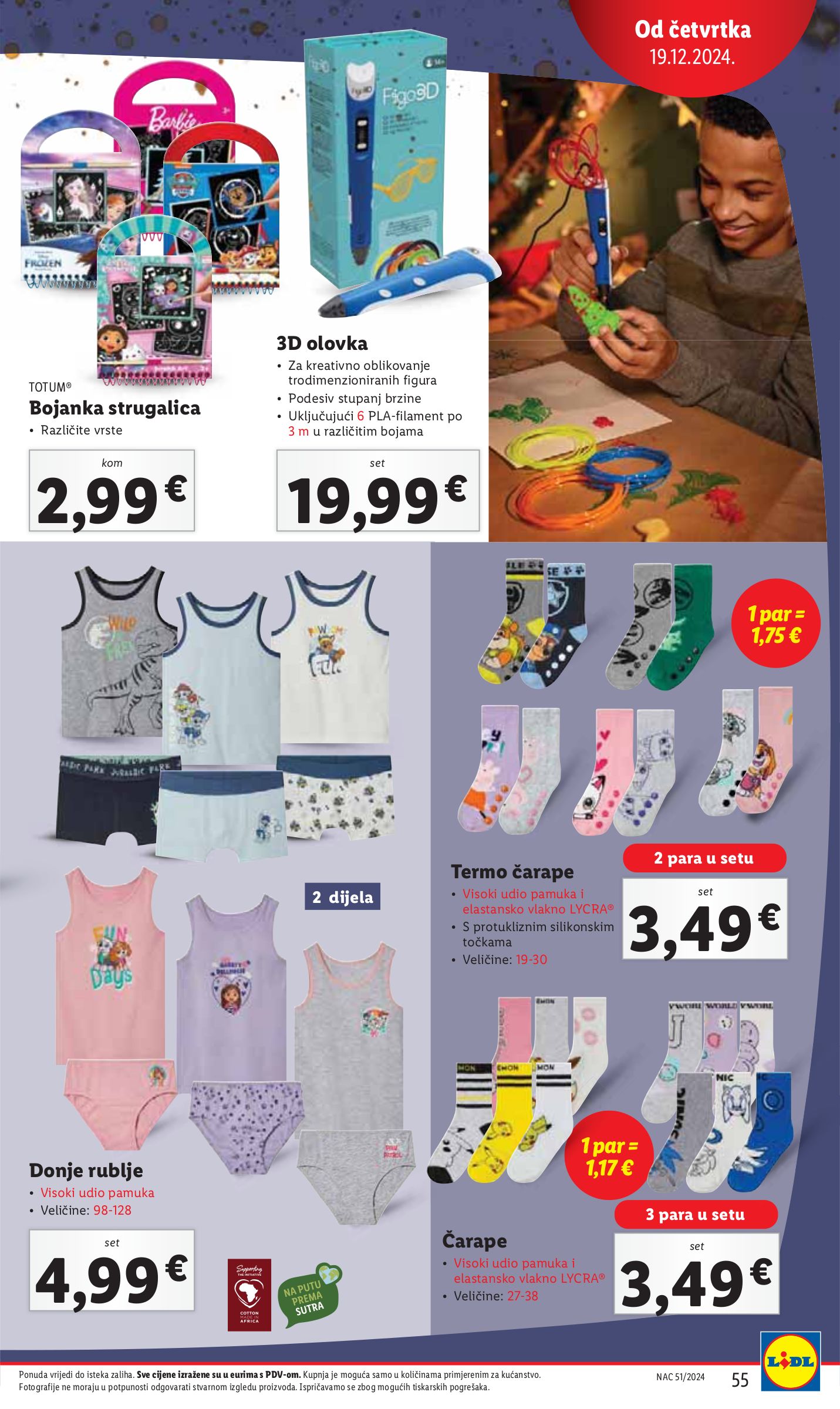 lidl - Lidl katalog vrijedi od 16.12. do 24.12. - page: 55