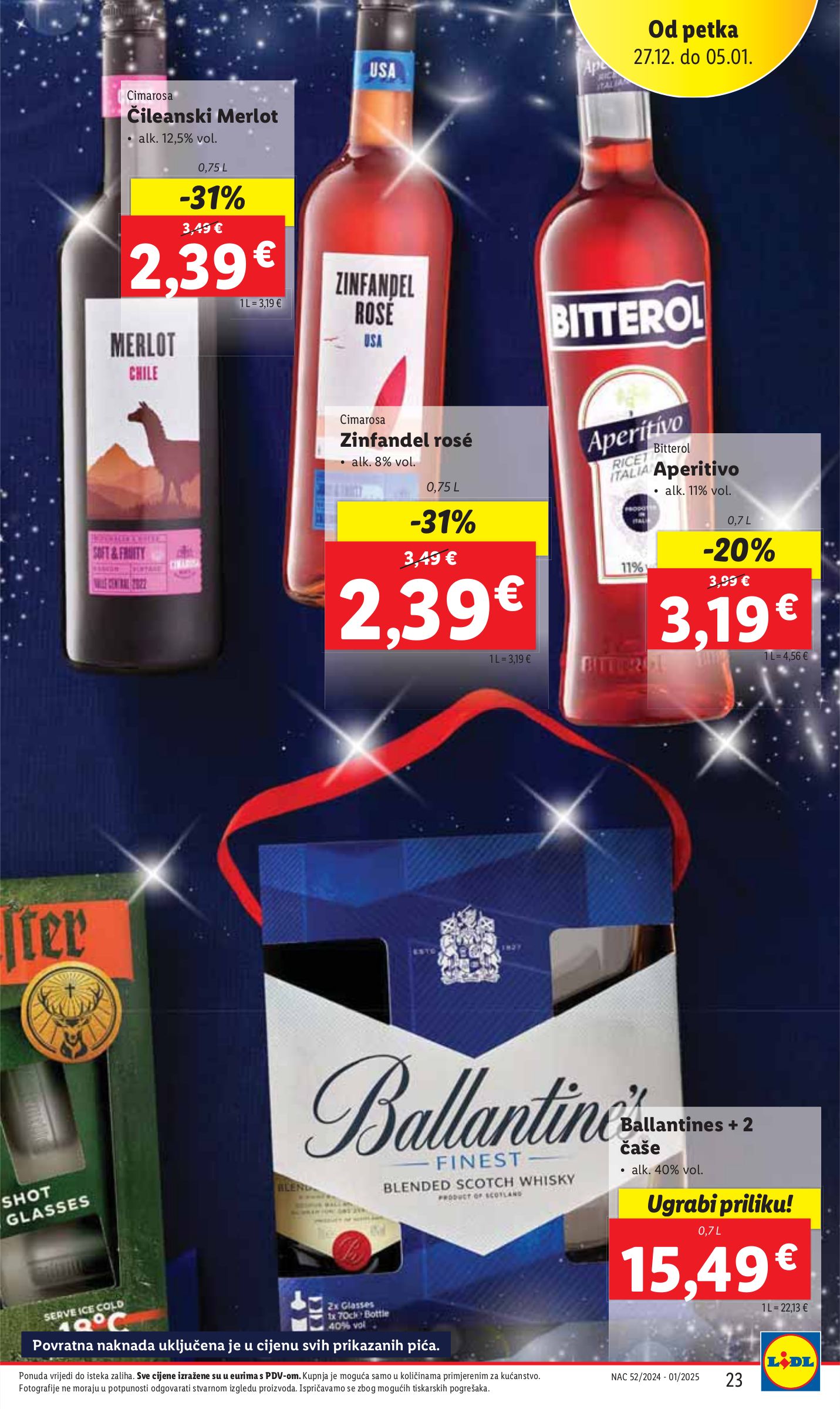 lidl - Lidl katalog vrijedi od 27.12. do 05.01. - page: 23