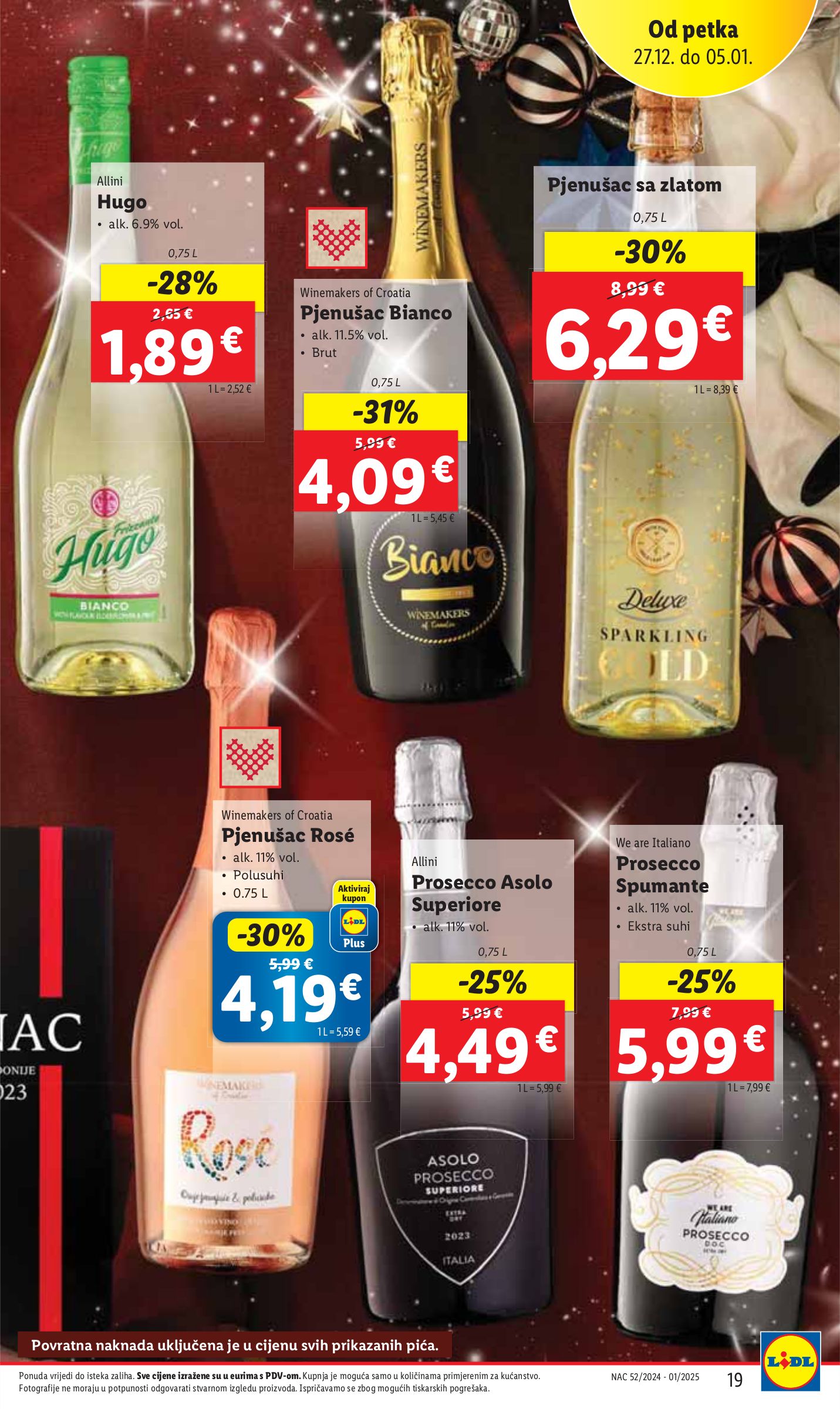 lidl - Lidl katalog vrijedi od 27.12. do 05.01. - page: 19