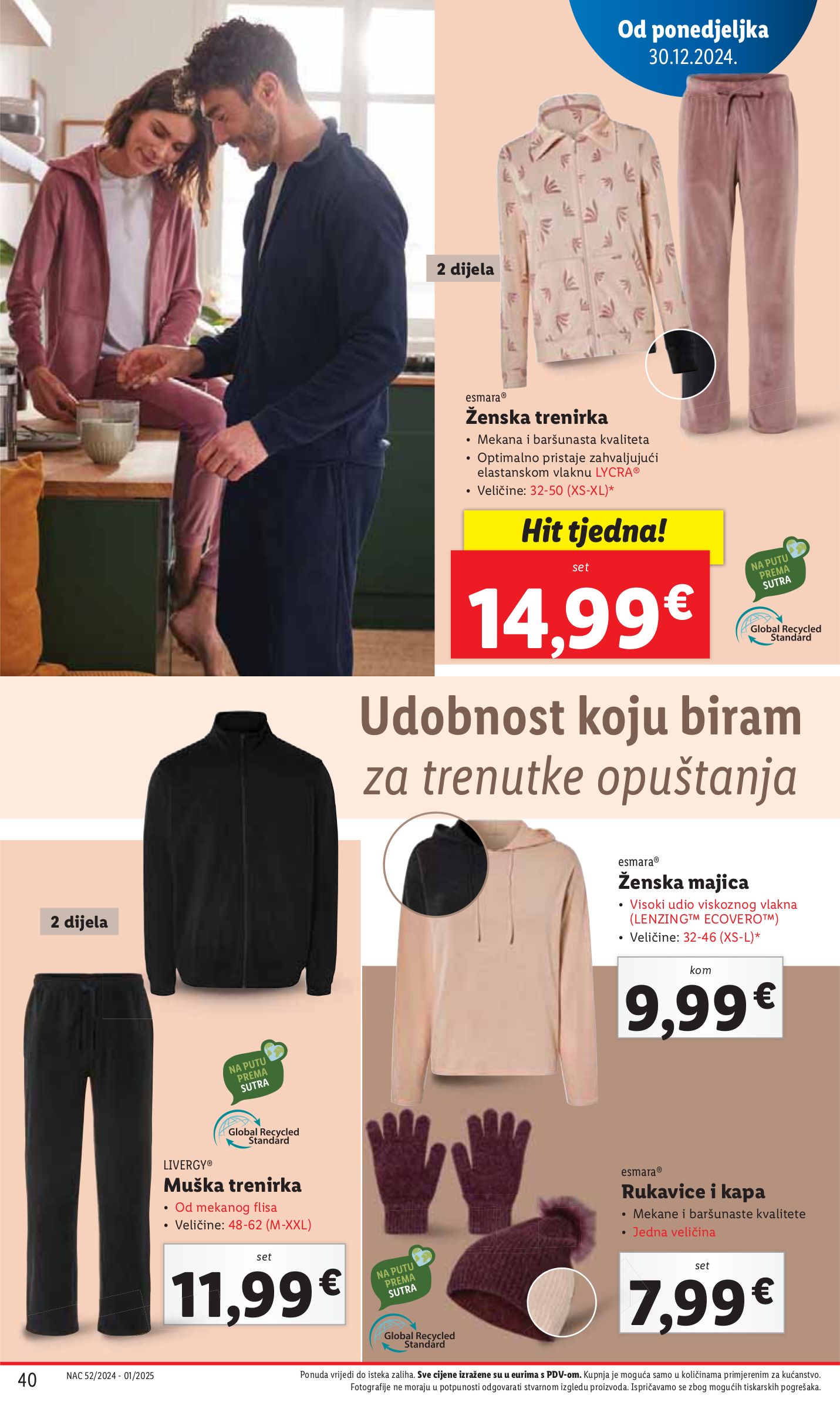 lidl - Lidl katalog vrijedi od 27.12. do 05.01. - page: 40