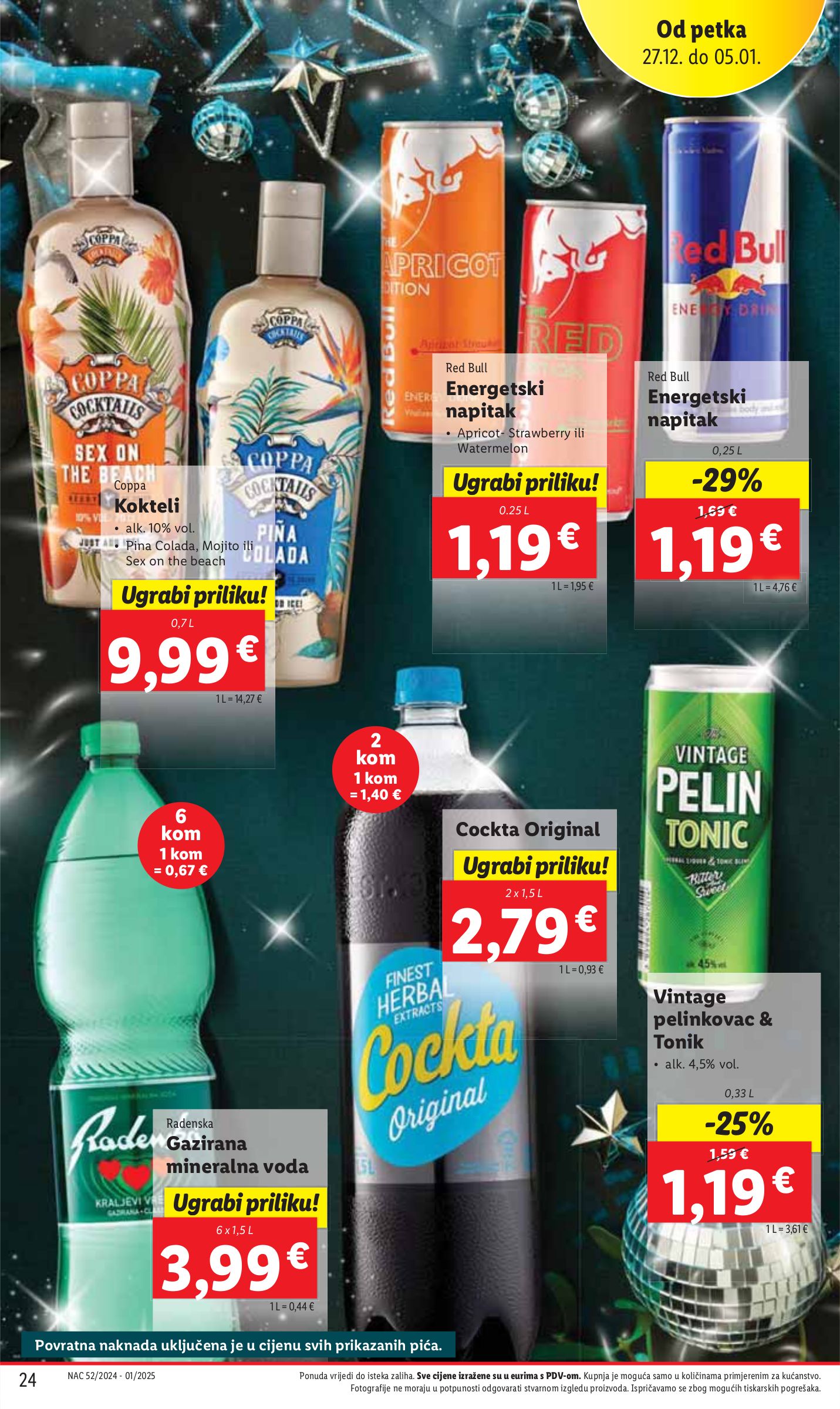 lidl - Lidl katalog vrijedi od 27.12. do 05.01. - page: 24