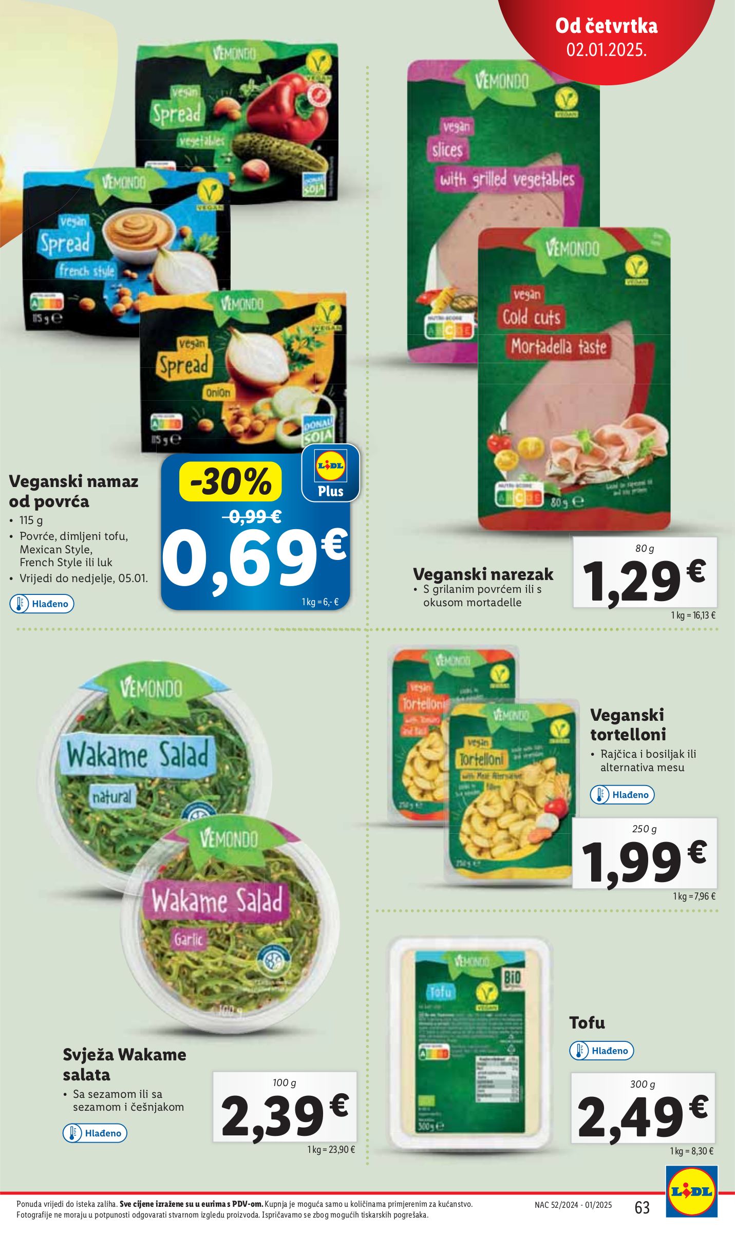 lidl - Lidl katalog vrijedi od 27.12. do 05.01. - page: 63