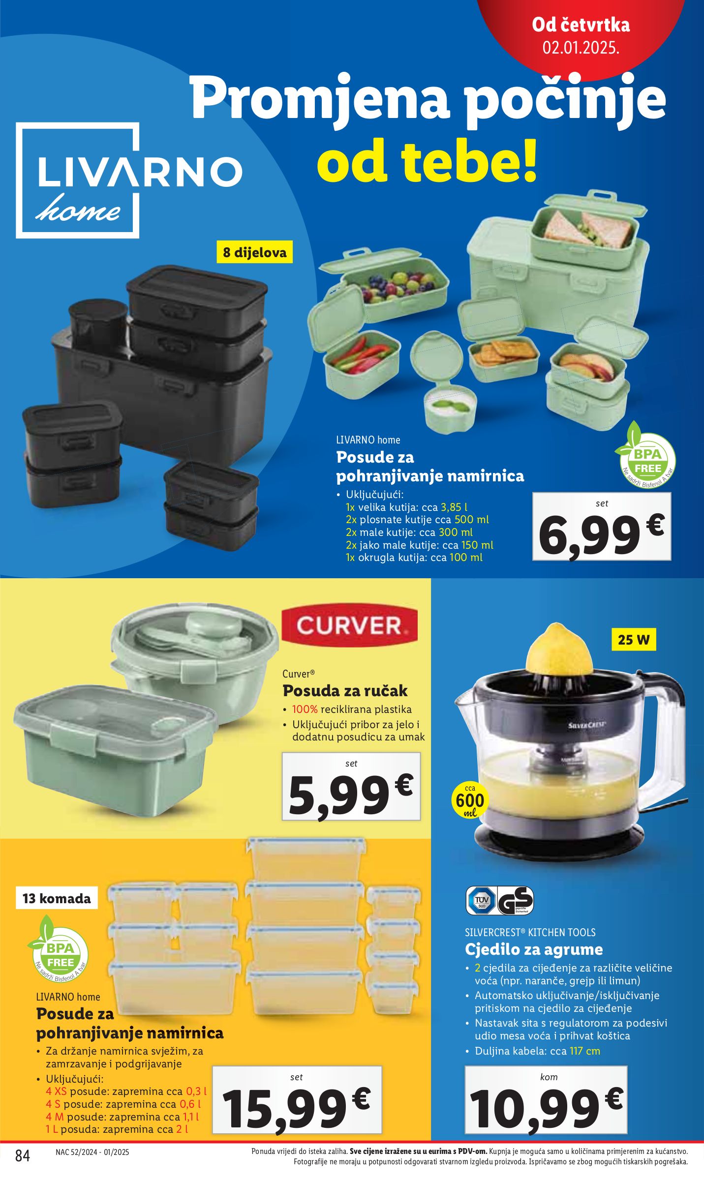 lidl - Lidl katalog vrijedi od 27.12. do 05.01. - page: 84