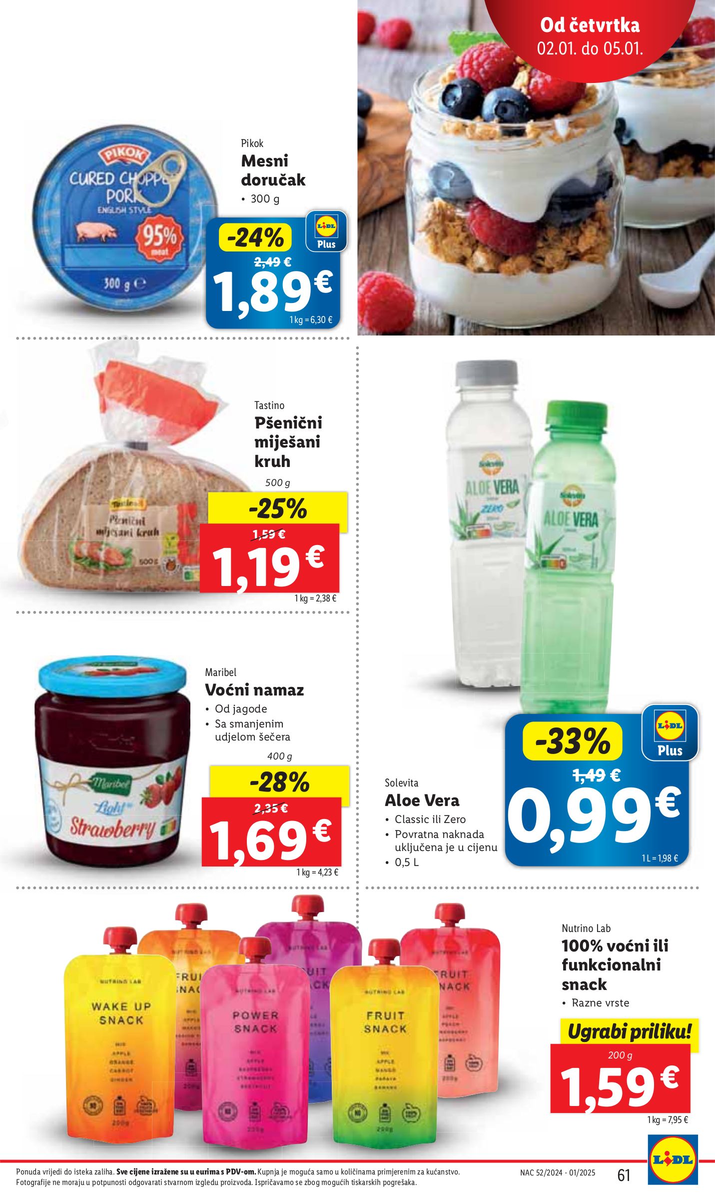 lidl - Lidl katalog vrijedi od 27.12. do 05.01. - page: 61