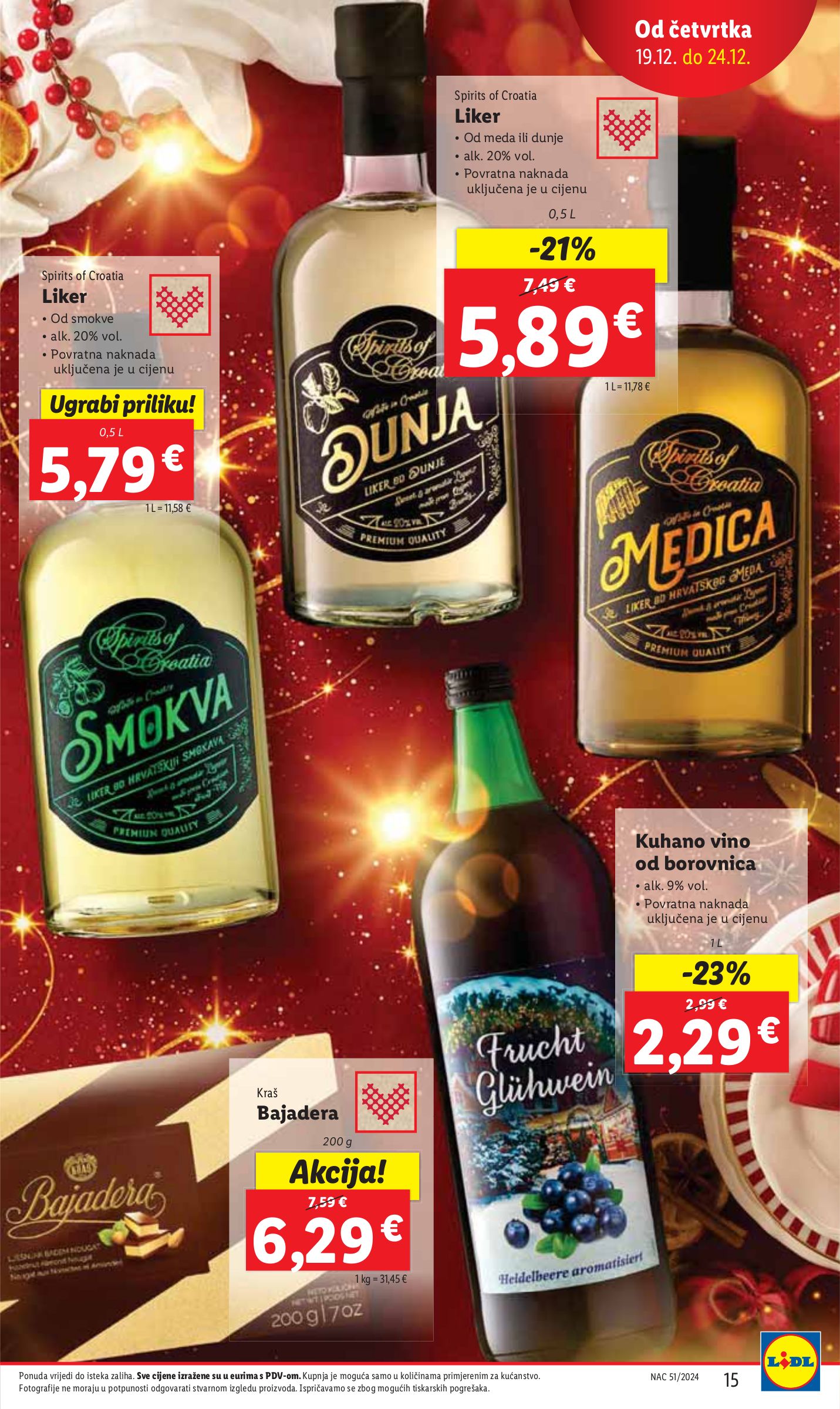 lidl - Lidl katalog vrijedi od 19.12. do 24.12. - page: 15