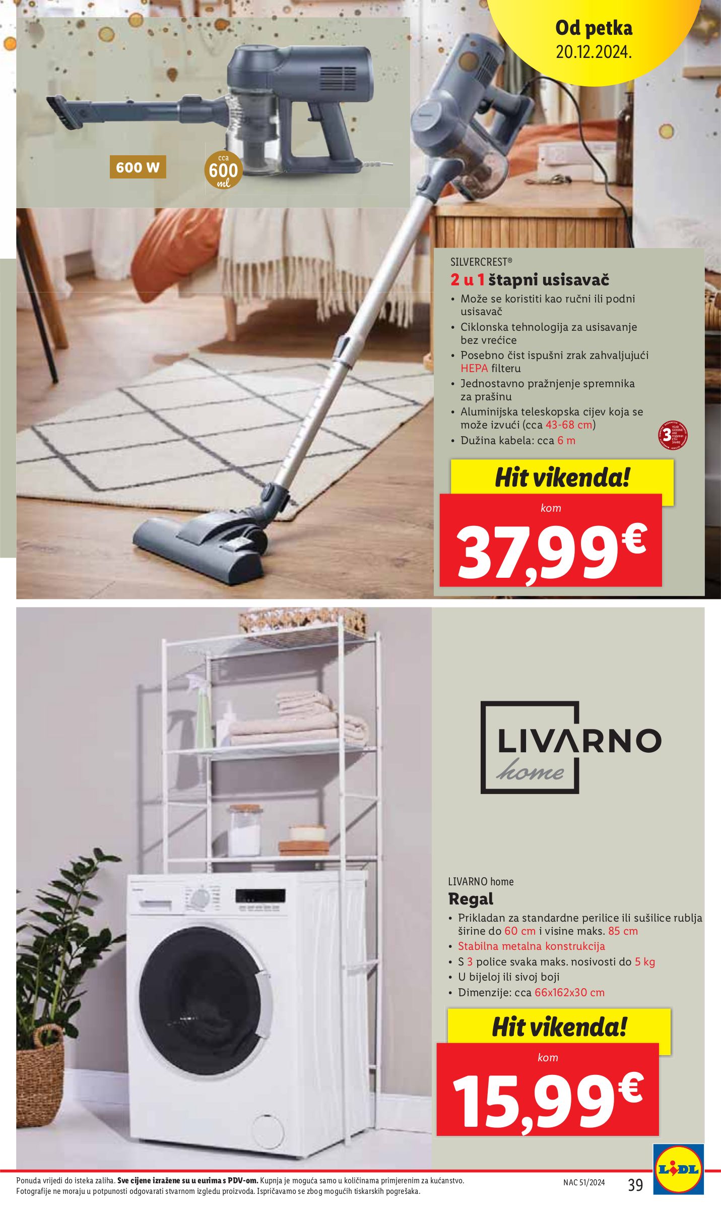 lidl - Lidl katalog vrijedi od 19.12. do 24.12. - page: 39