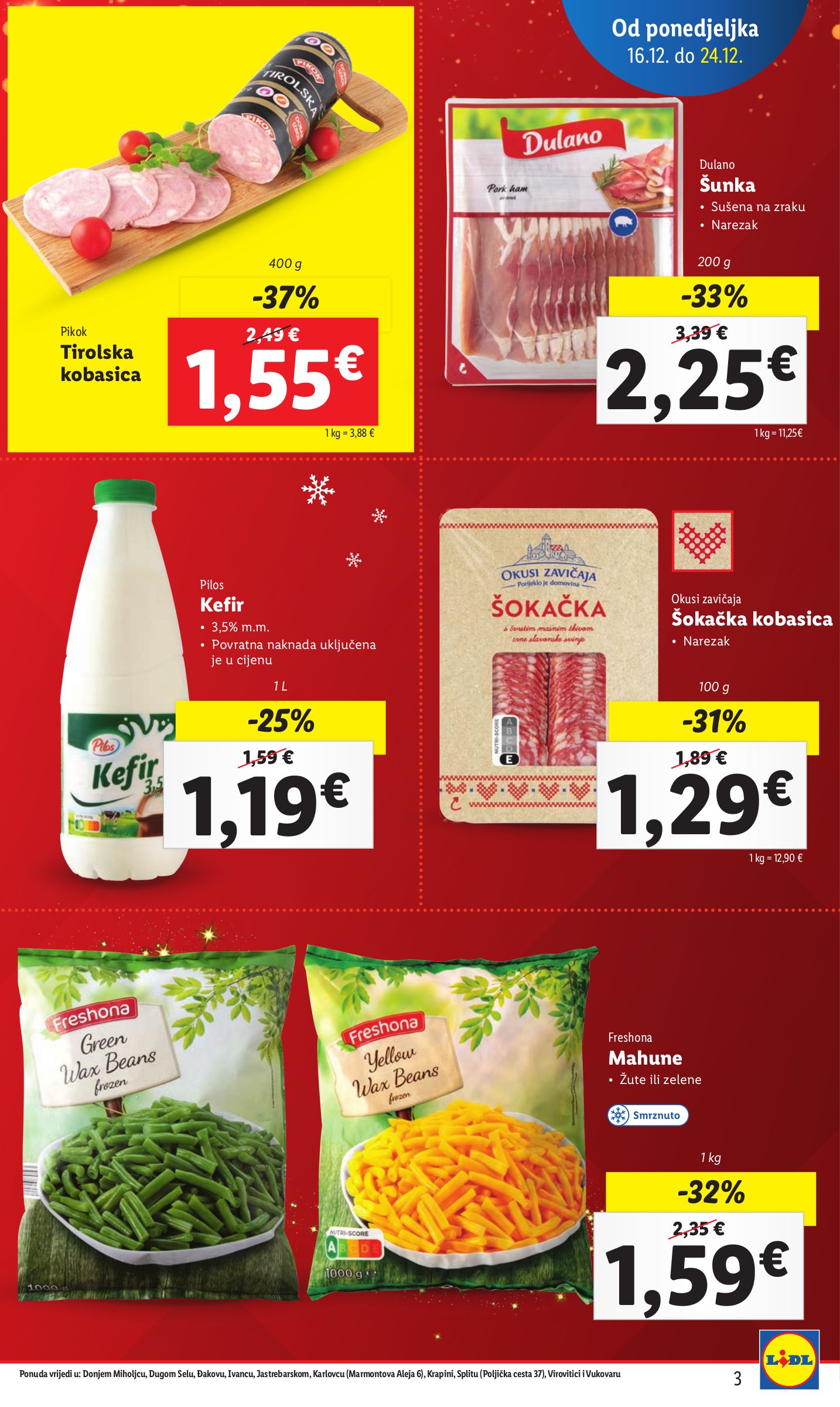 lidl - Lidl - Super Ponuda katalog vrijedi od 16.12. do 24.12. - page: 3