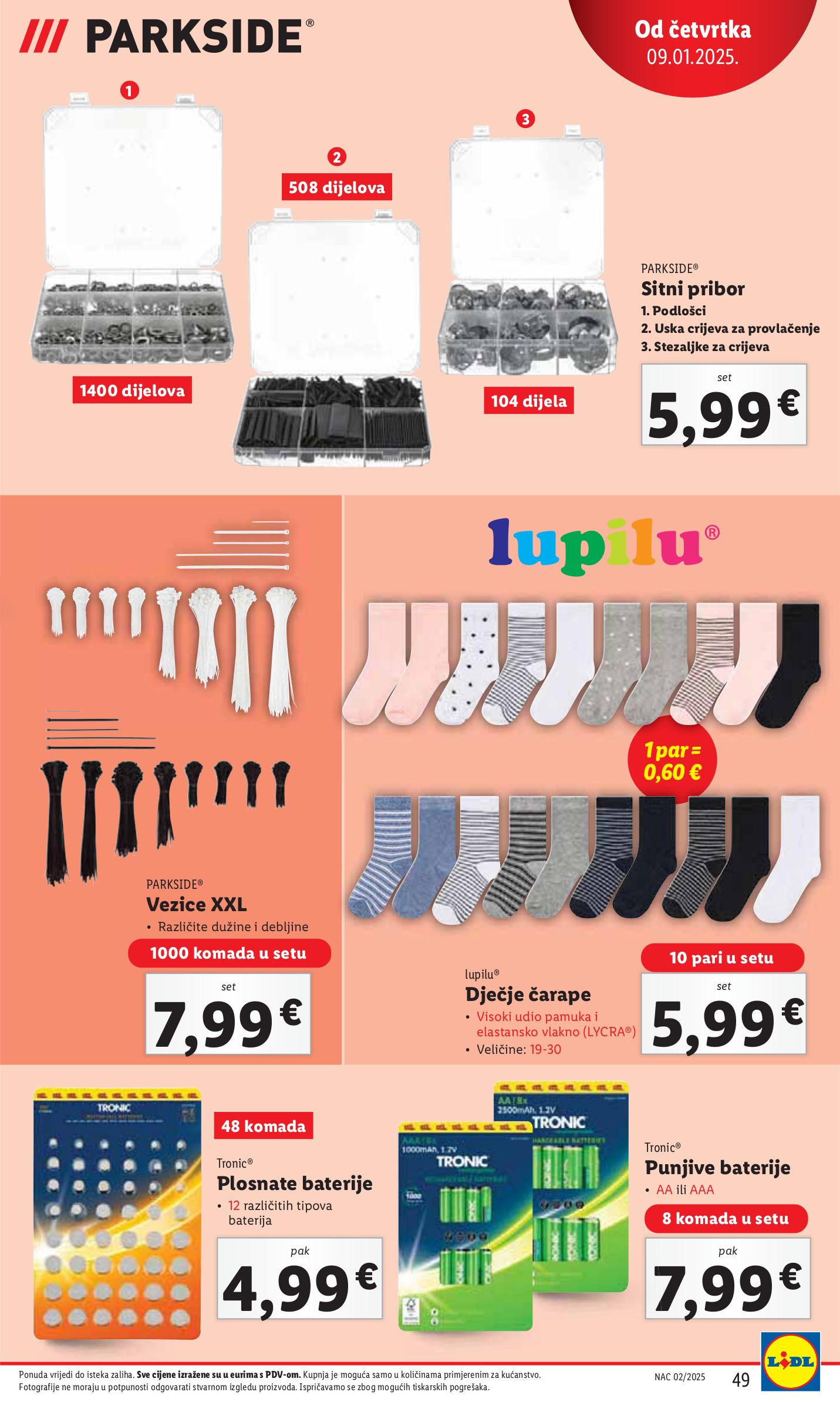 lidl - Lidl katalog vrijedi od 07.01. do 11.01. - page: 49