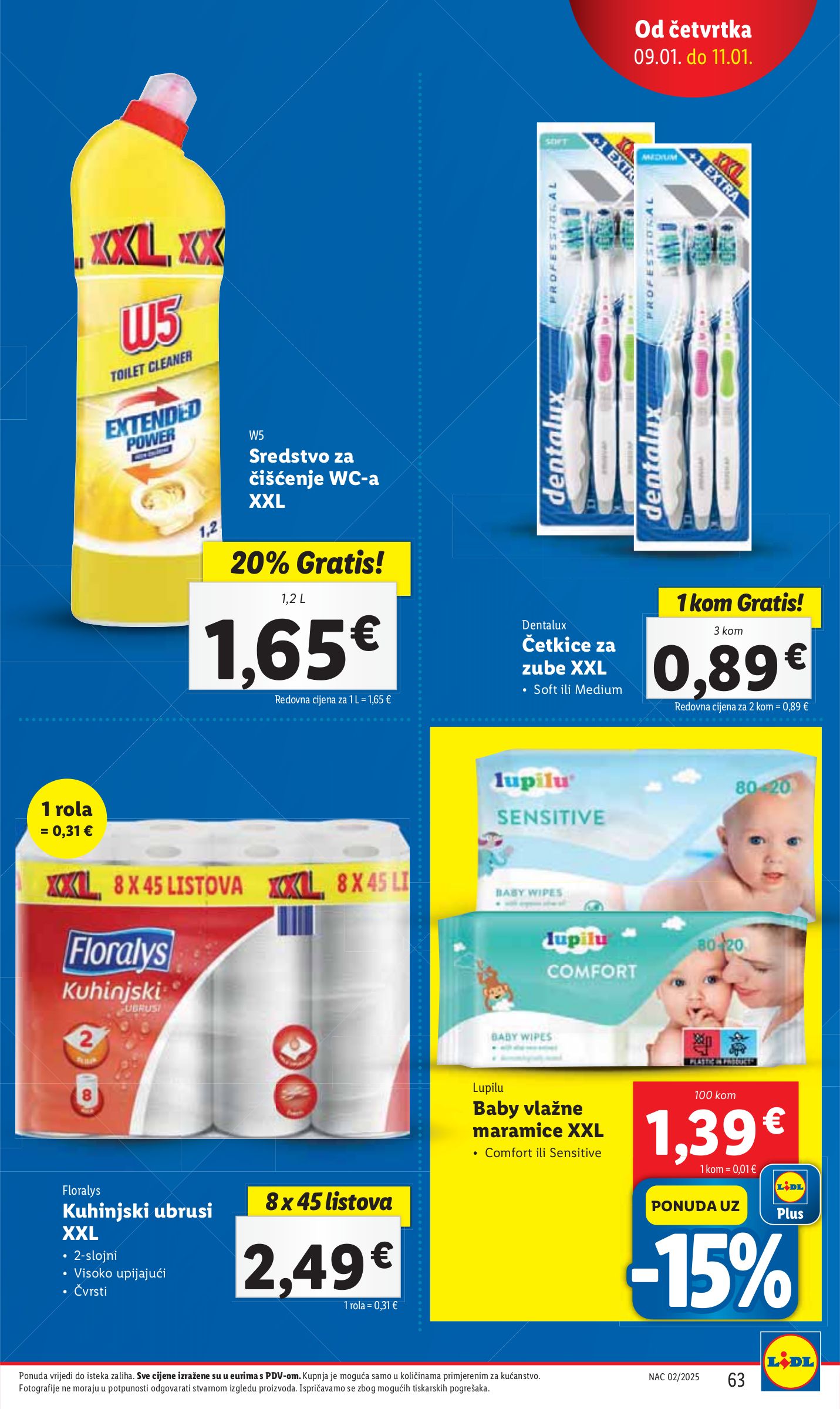 lidl - Lidl katalog vrijedi od 07.01. do 11.01. - page: 63