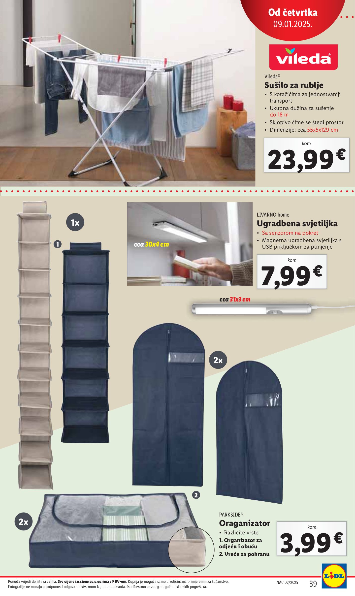 lidl - Lidl katalog vrijedi od 07.01. do 11.01. - page: 39