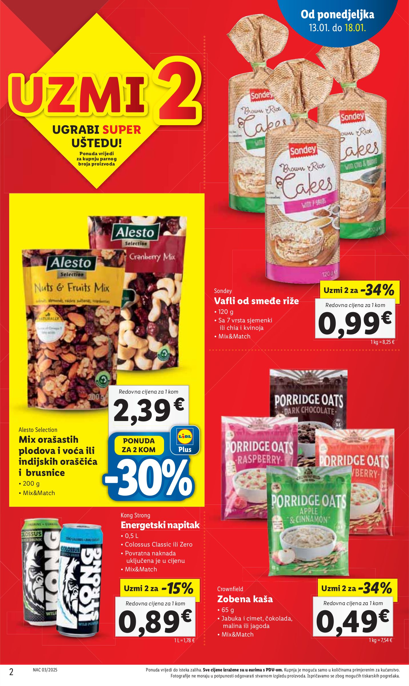 lidl - Lidl katalog vrijedi od 13.01. do 18.01. - page: 2