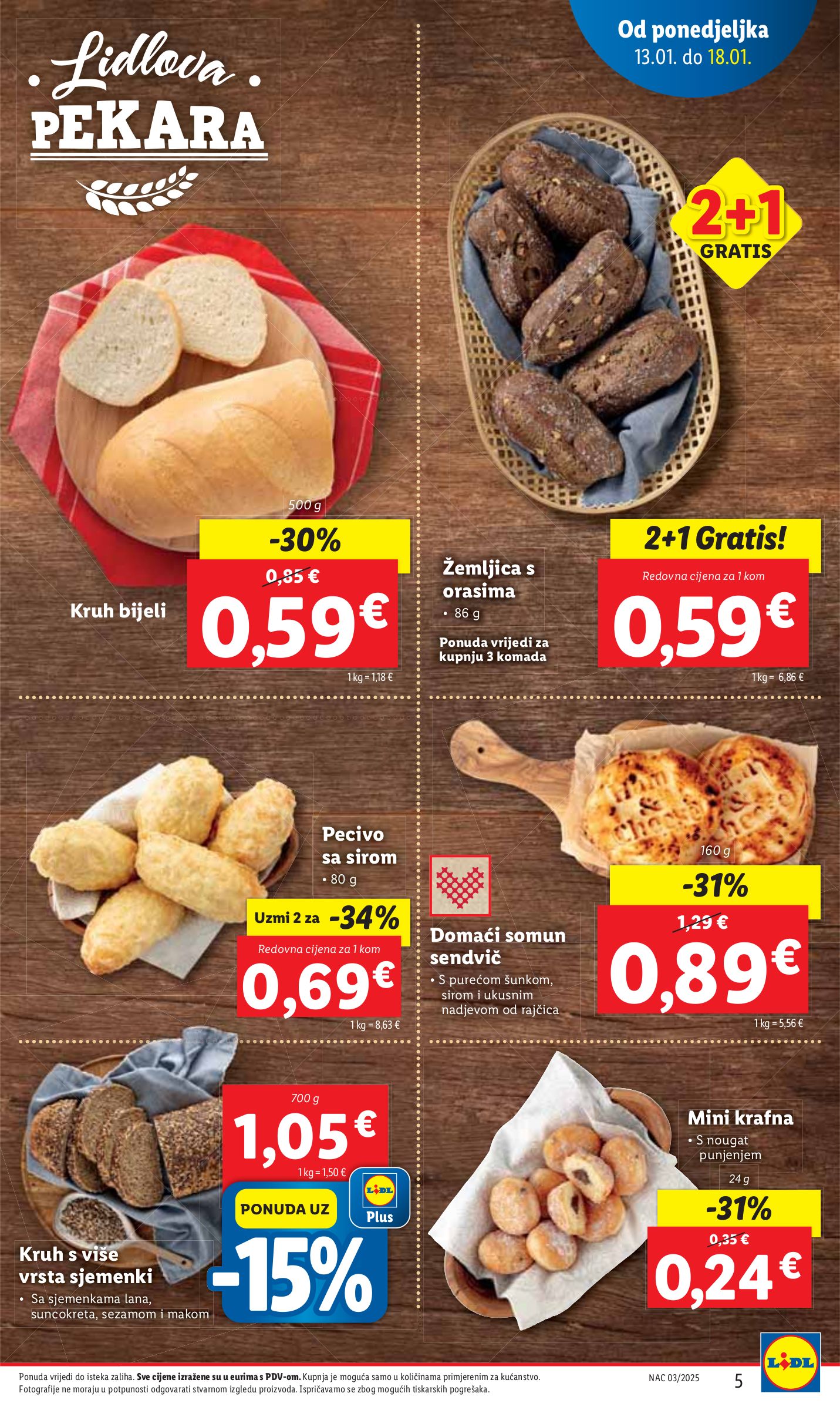 lidl - Lidl katalog vrijedi od 13.01. do 18.01. - page: 5