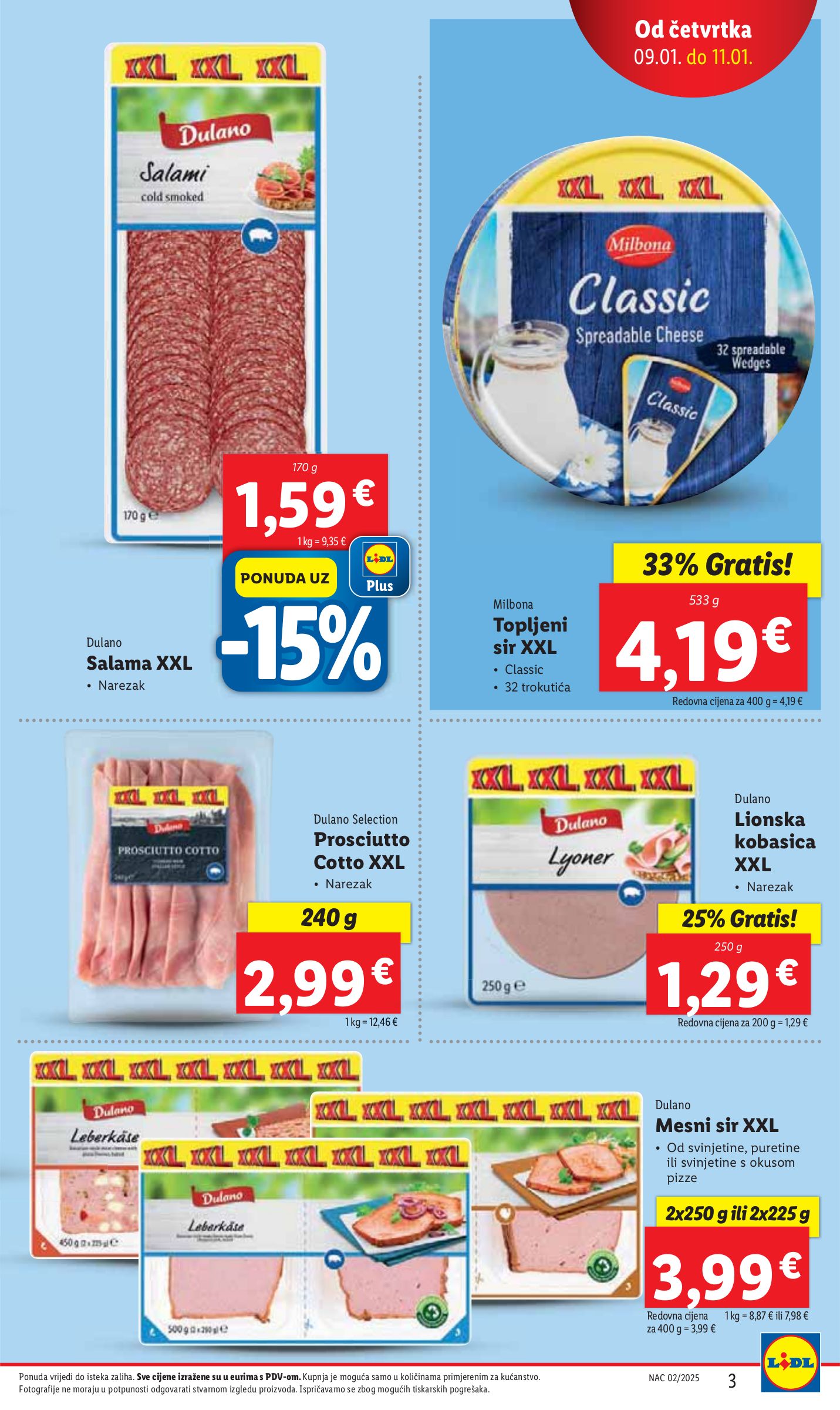 lidl - Lidl katalog vrijedi od 09.01. do 11.01. - page: 3