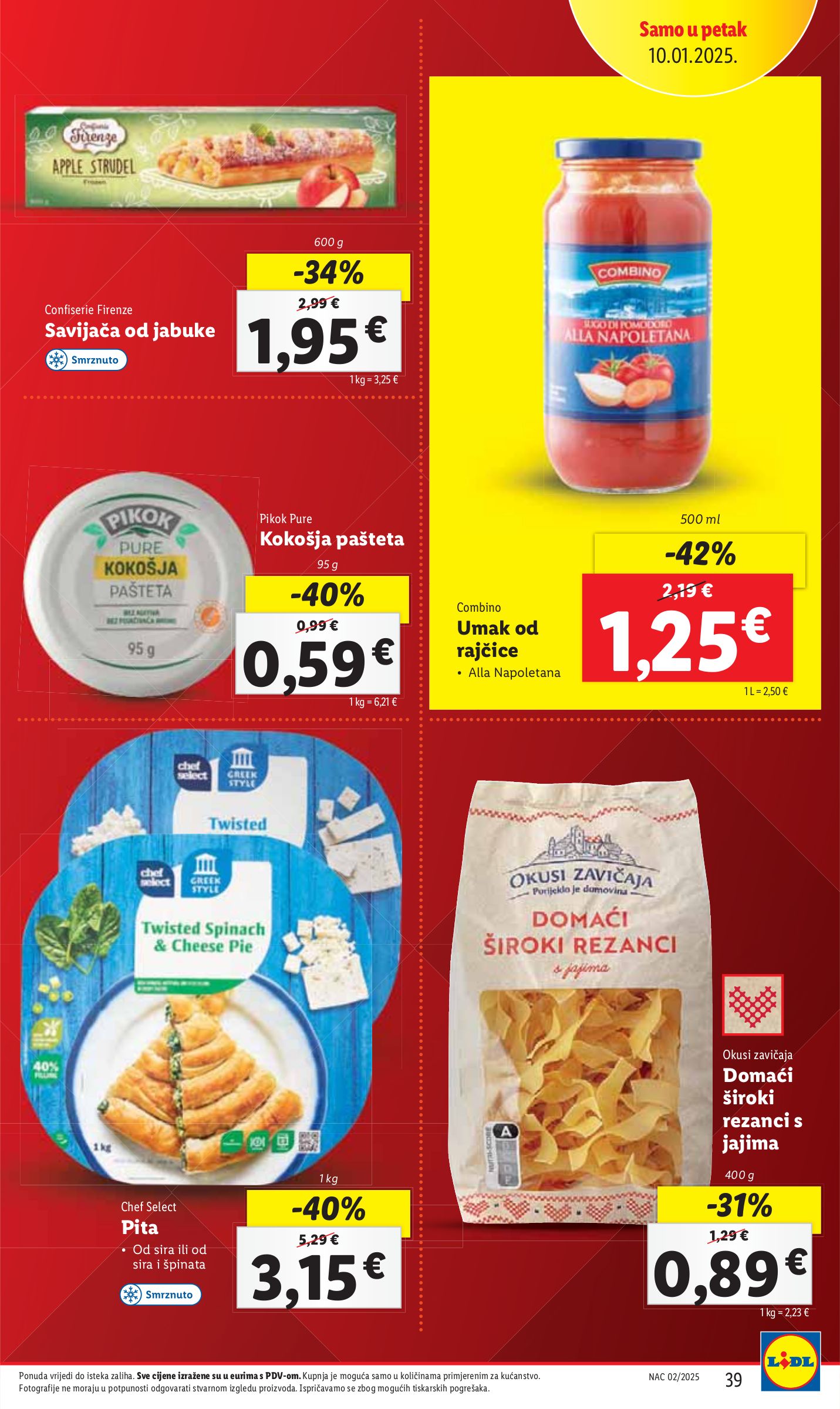 lidl - Lidl katalog vrijedi od 09.01. do 11.01. - page: 39