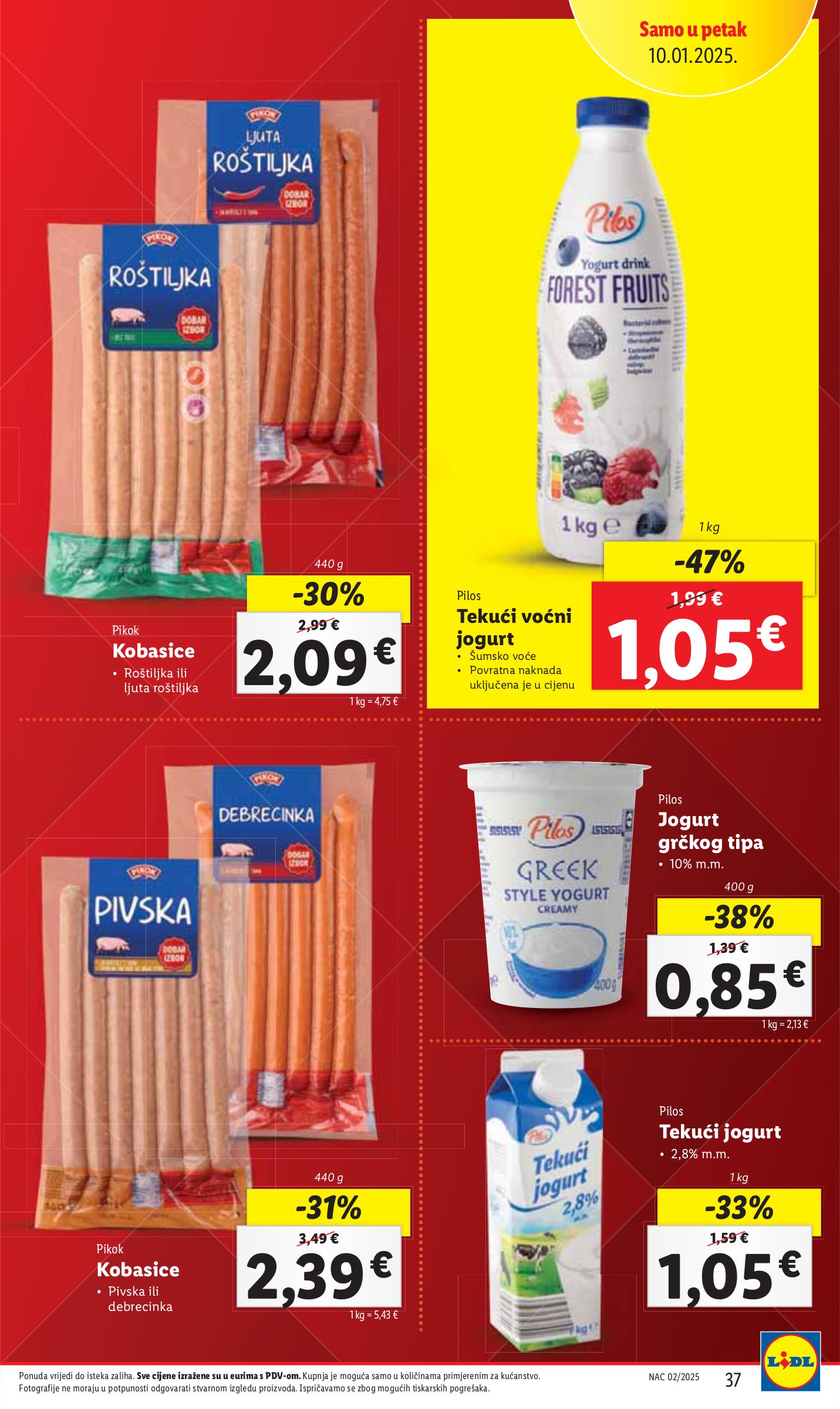 lidl - Lidl katalog vrijedi od 09.01. do 11.01. - page: 37