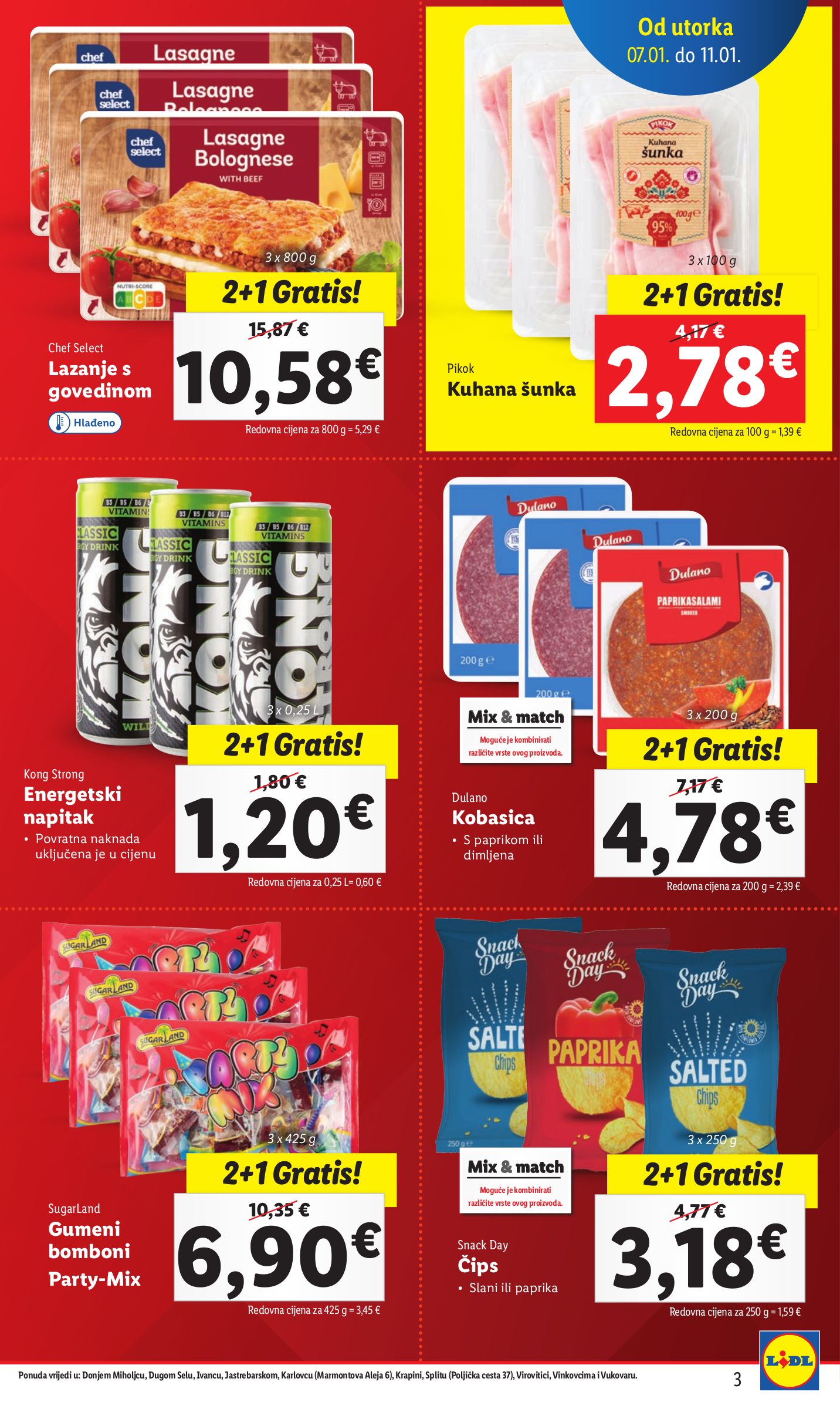 lidl - Lidl - Super Ponuda katalog vrijedi od 07.01. do 11.01. - page: 3