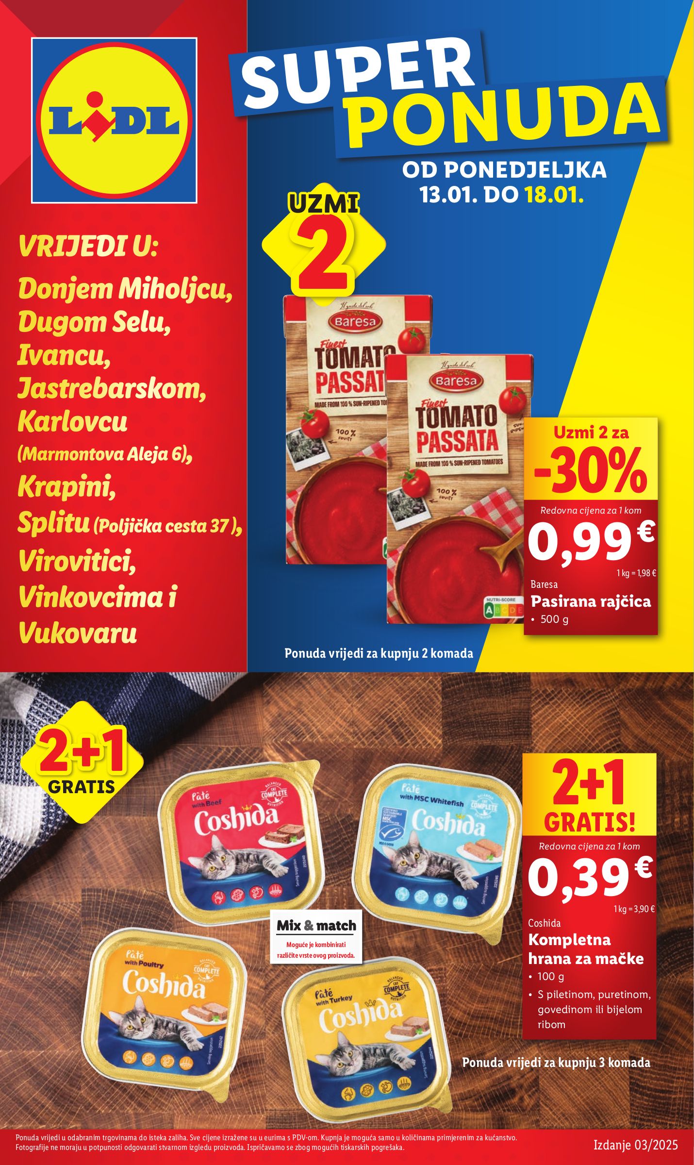 lidl - Lidl - Super ponuda katalog vrijedi od 13.01. do 18.01.