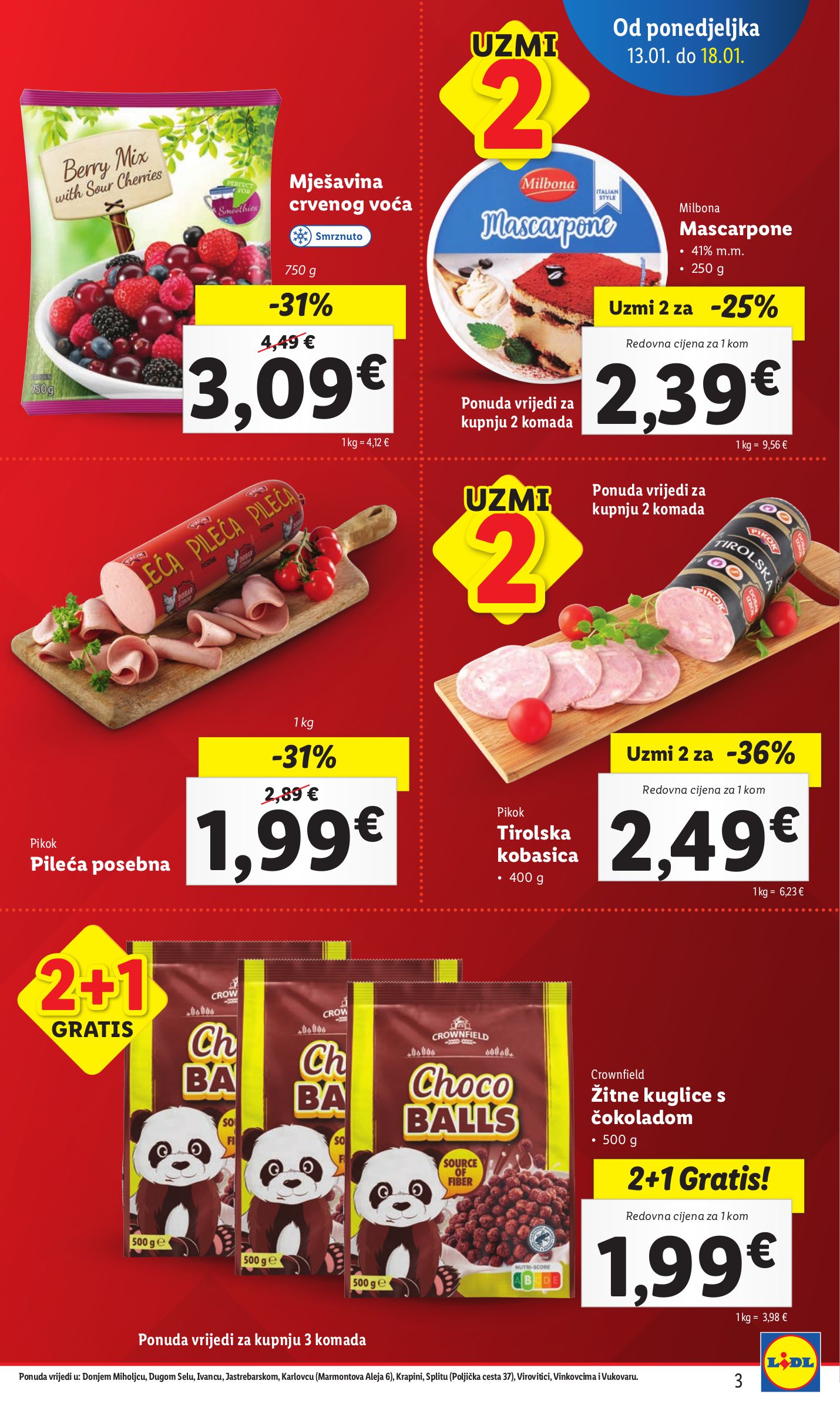 lidl - Lidl - Super ponuda katalog vrijedi od 13.01. do 18.01. - page: 3