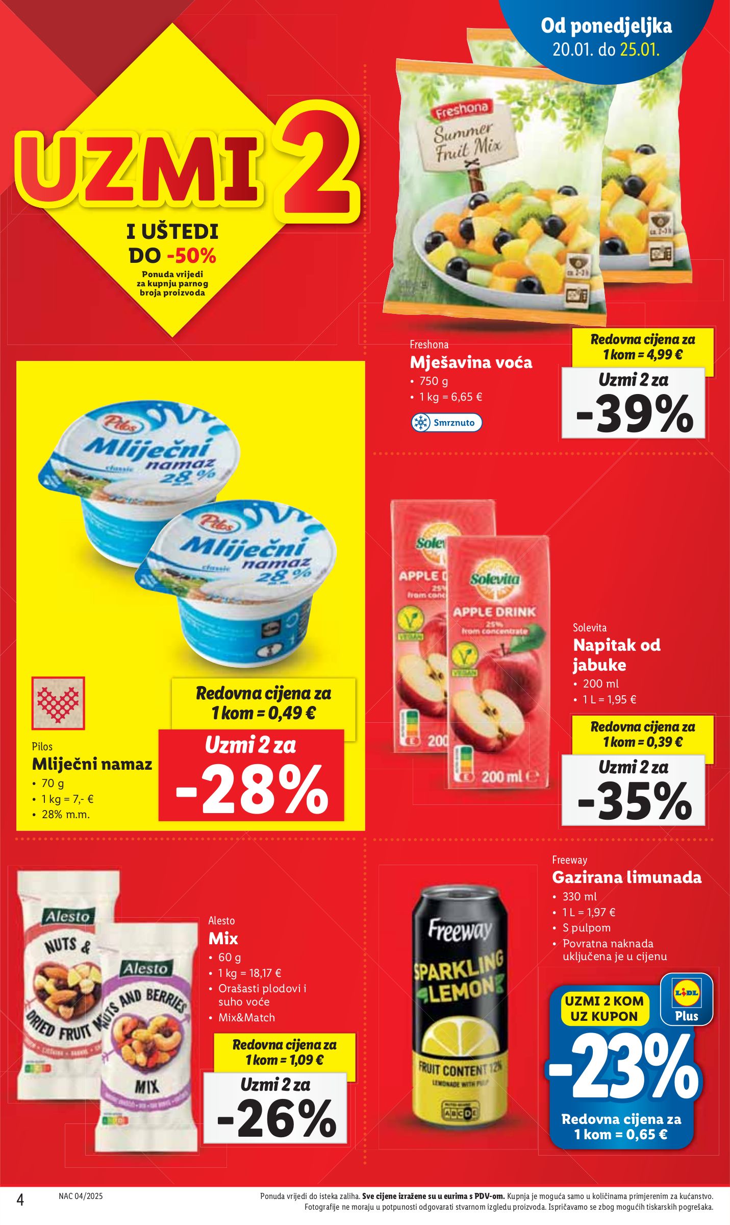 lidl - Lidl katalog vrijedi od 20.01. do 25.01. - page: 4