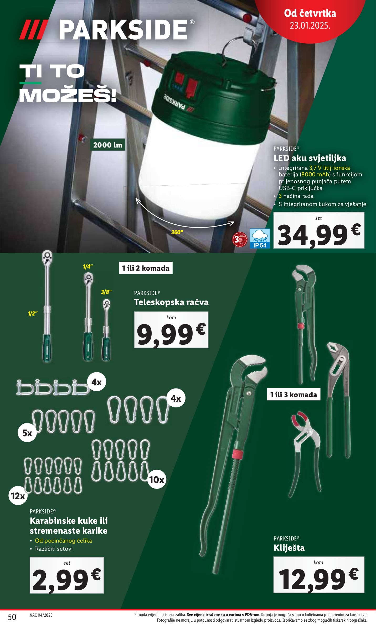 lidl - Lidl katalog vrijedi od 20.01. do 25.01. - page: 50