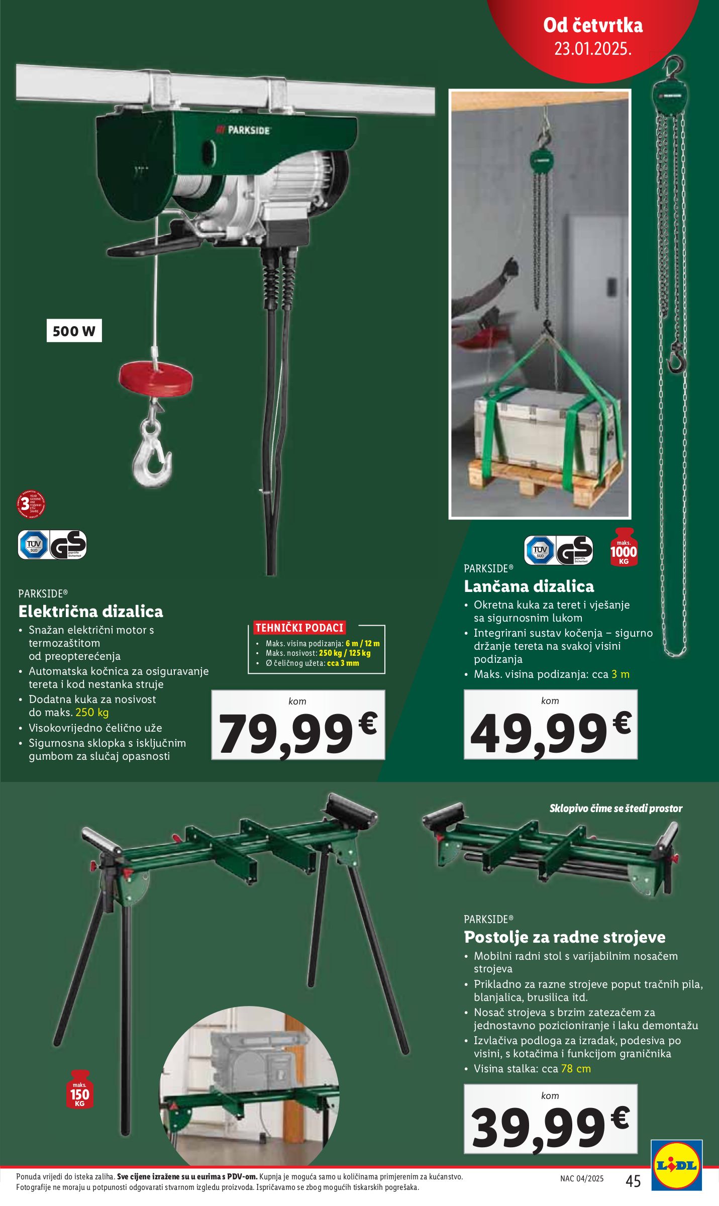 lidl - Lidl katalog vrijedi od 20.01. do 25.01. - page: 45