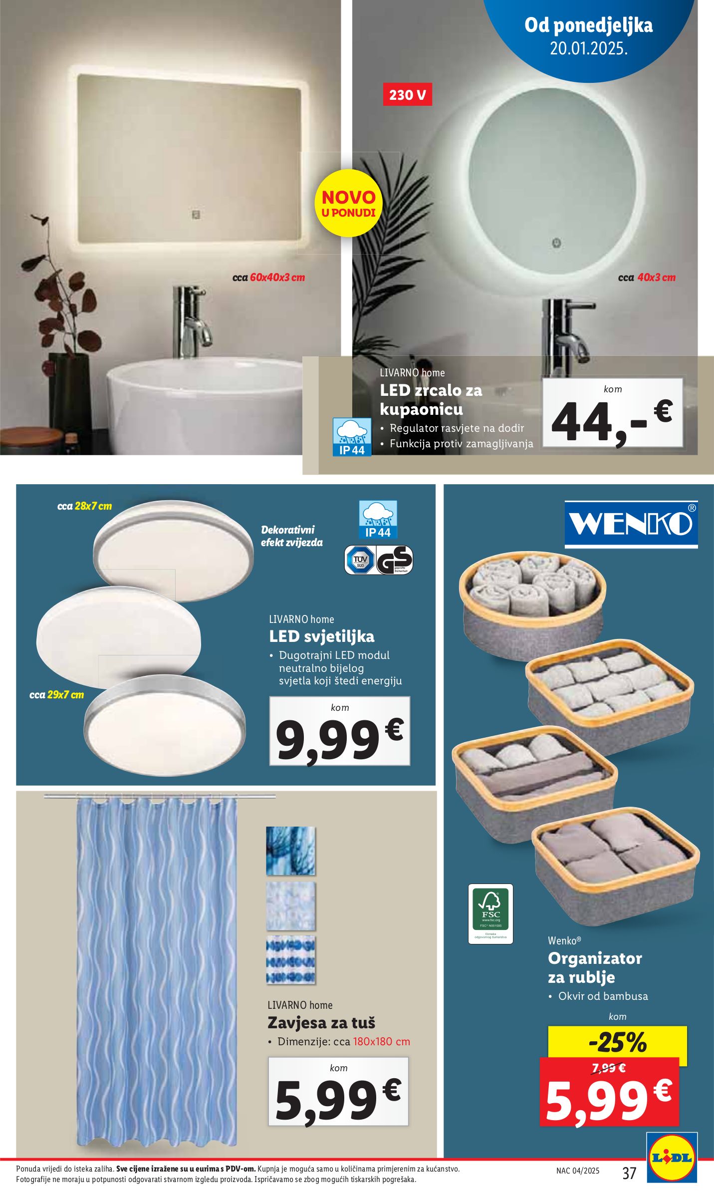 lidl - Lidl katalog vrijedi od 20.01. do 25.01. - page: 37