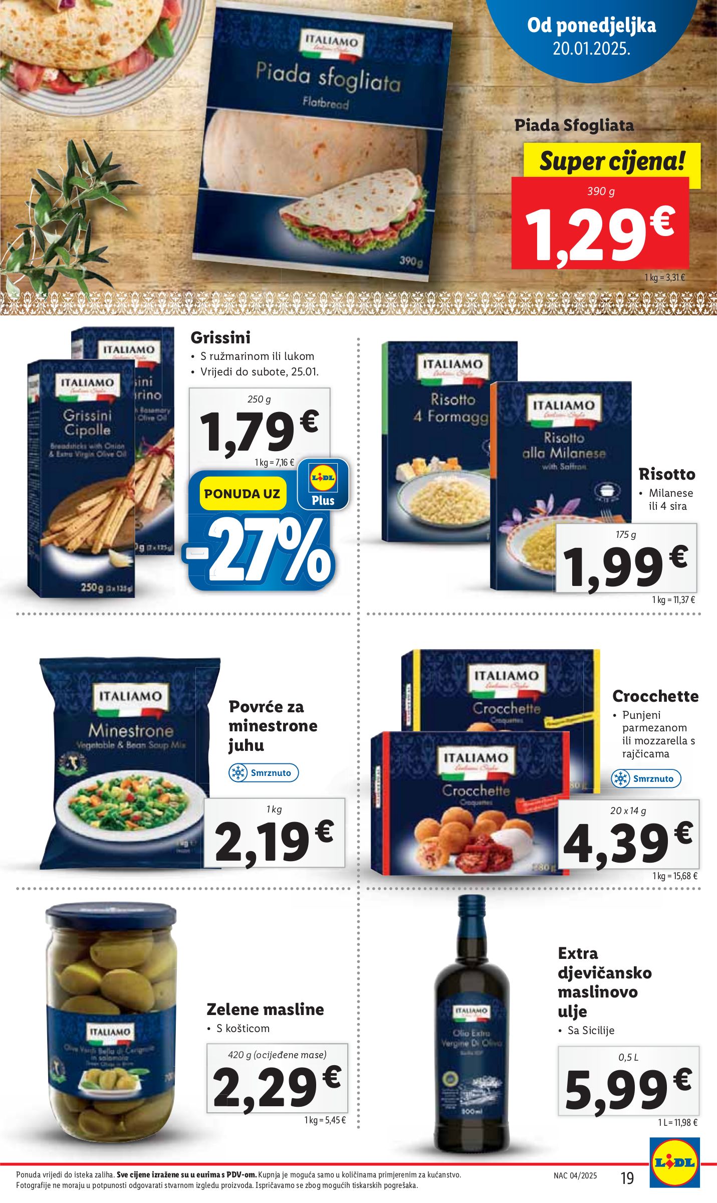 lidl - Lidl katalog vrijedi od 20.01. do 25.01. - page: 19