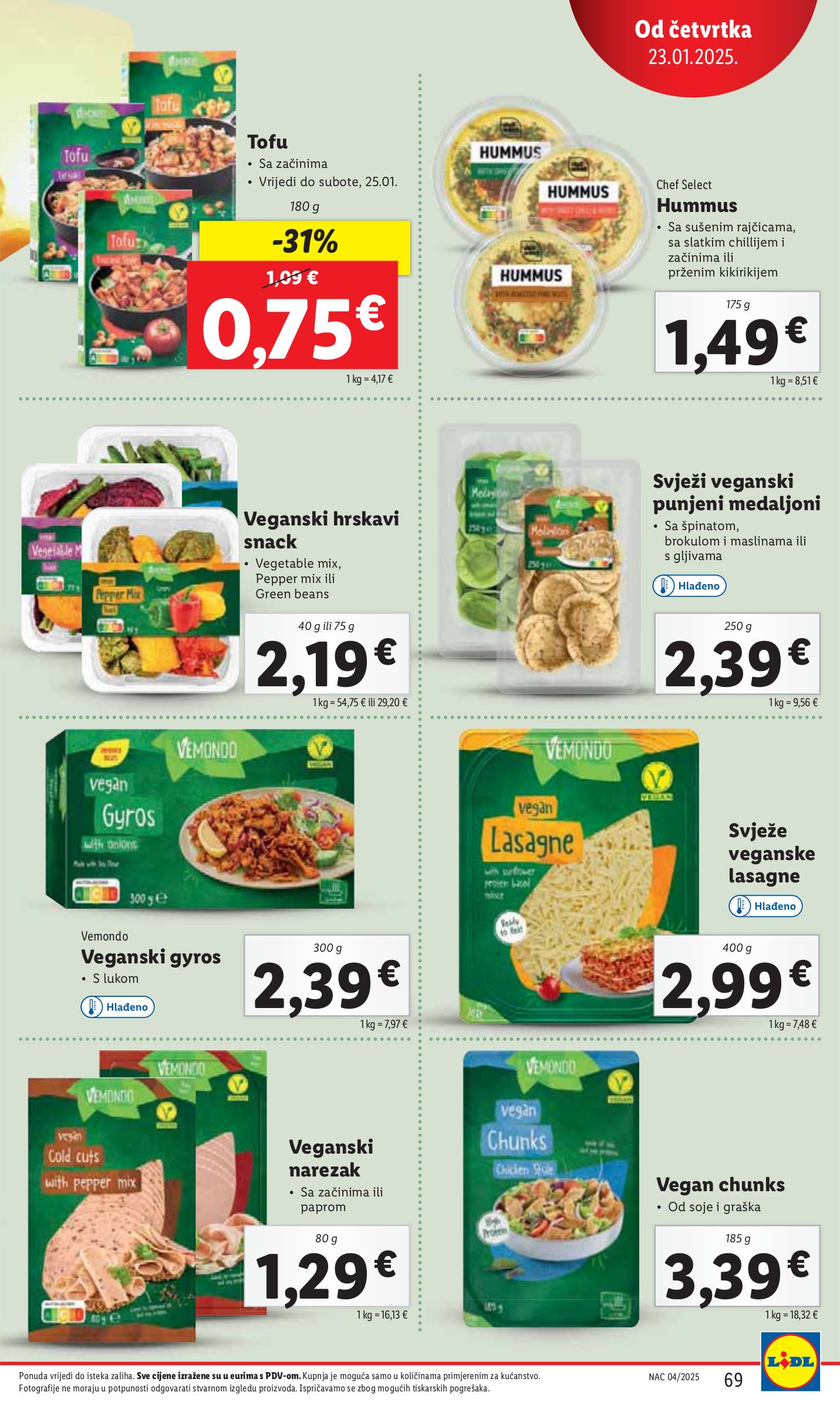 lidl - Lidl katalog vrijedi od 20.01. do 25.01. - page: 69