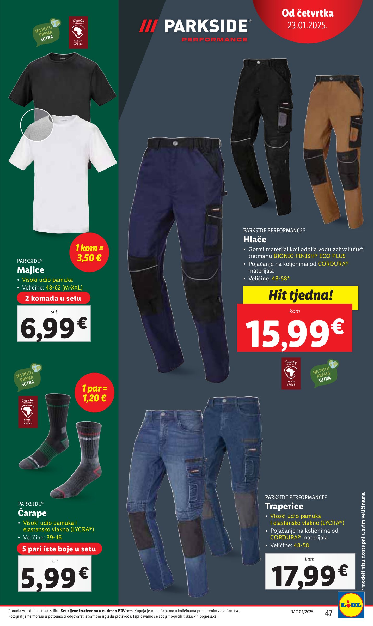 lidl - Lidl katalog vrijedi od 20.01. do 25.01. - page: 47