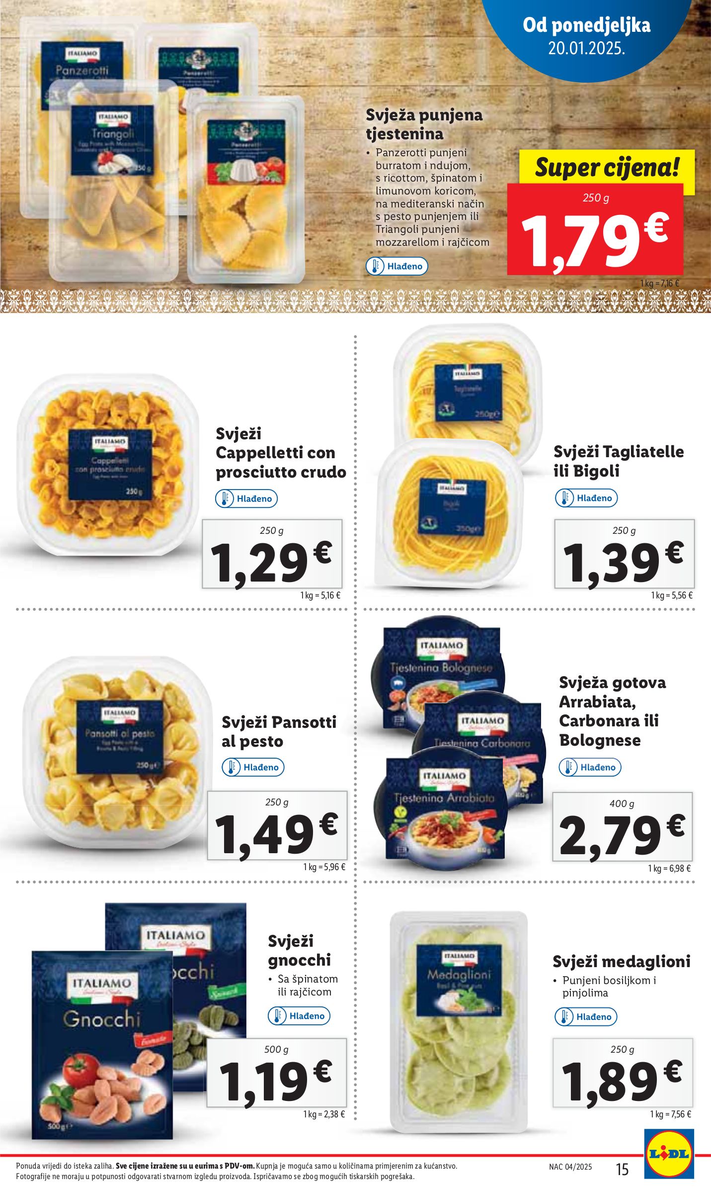 lidl - Lidl katalog vrijedi od 20.01. do 25.01. - page: 15