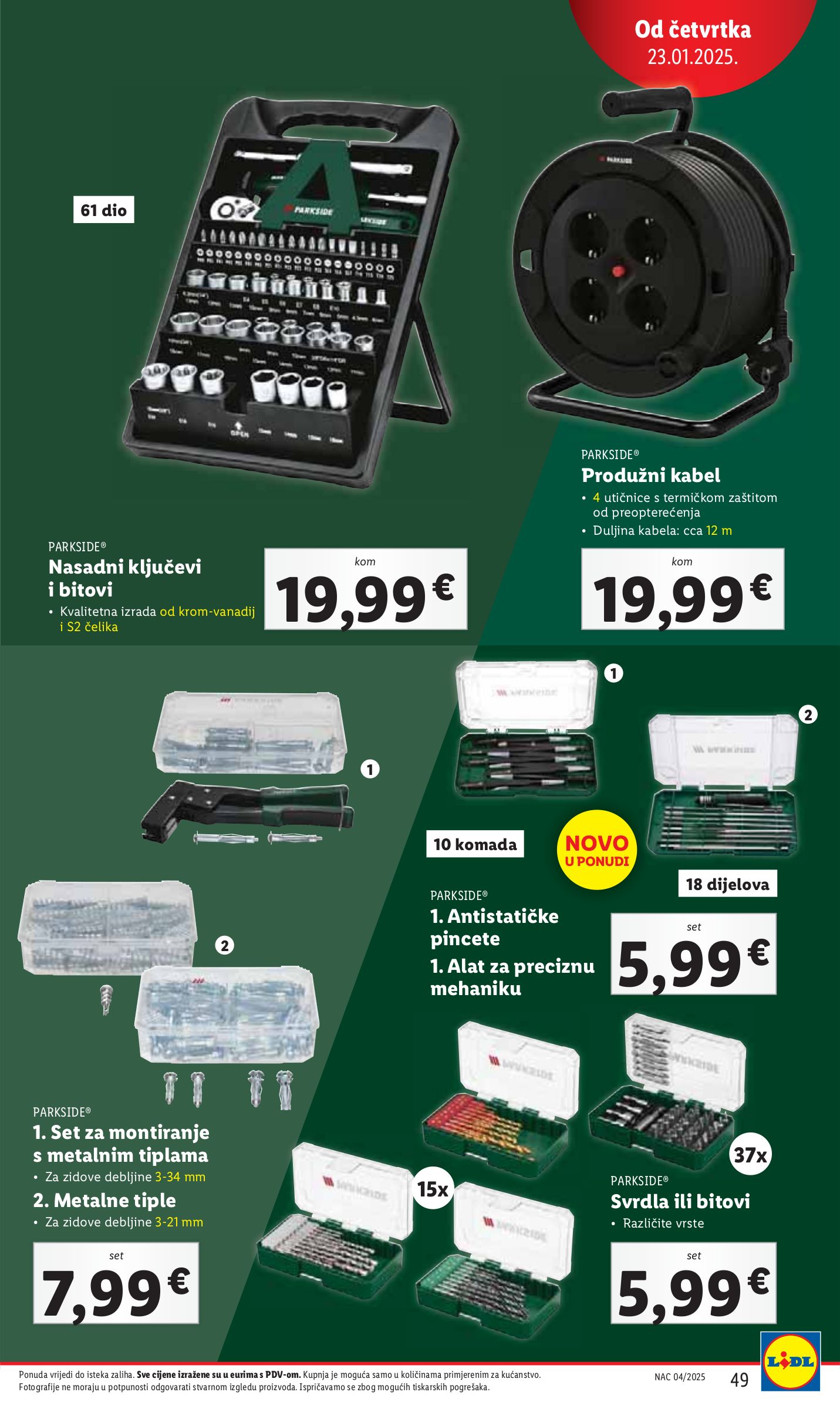 lidl - Lidl katalog vrijedi od 20.01. do 25.01. - page: 49