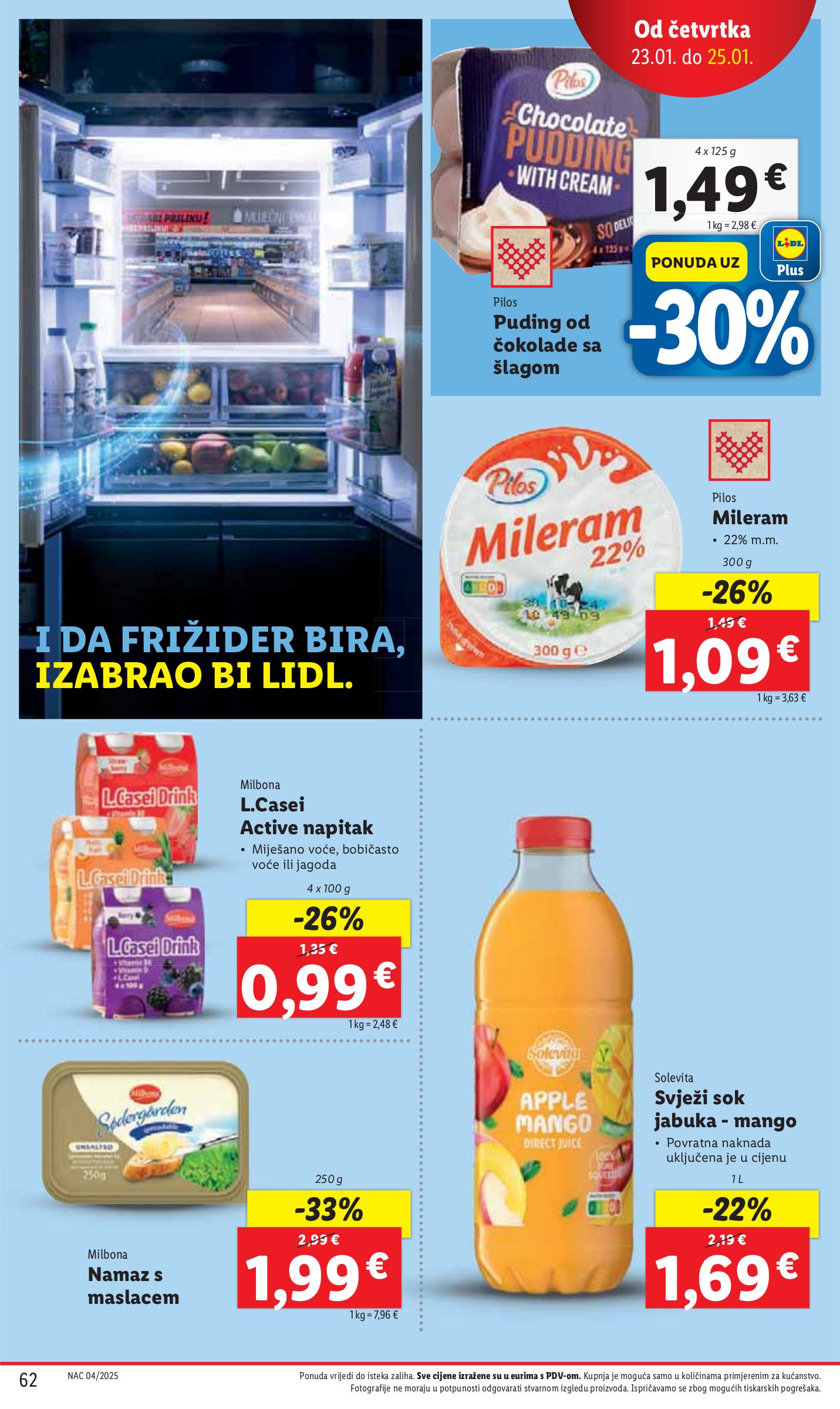 lidl - Lidl katalog vrijedi od 20.01. do 25.01. - page: 62