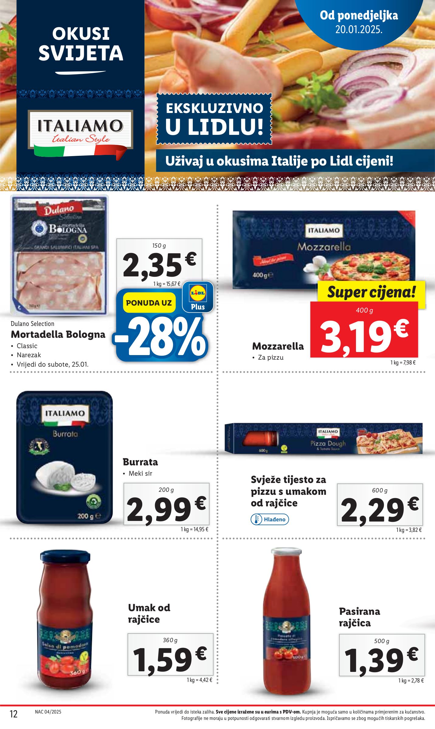 lidl - Lidl katalog vrijedi od 20.01. do 25.01. - page: 12