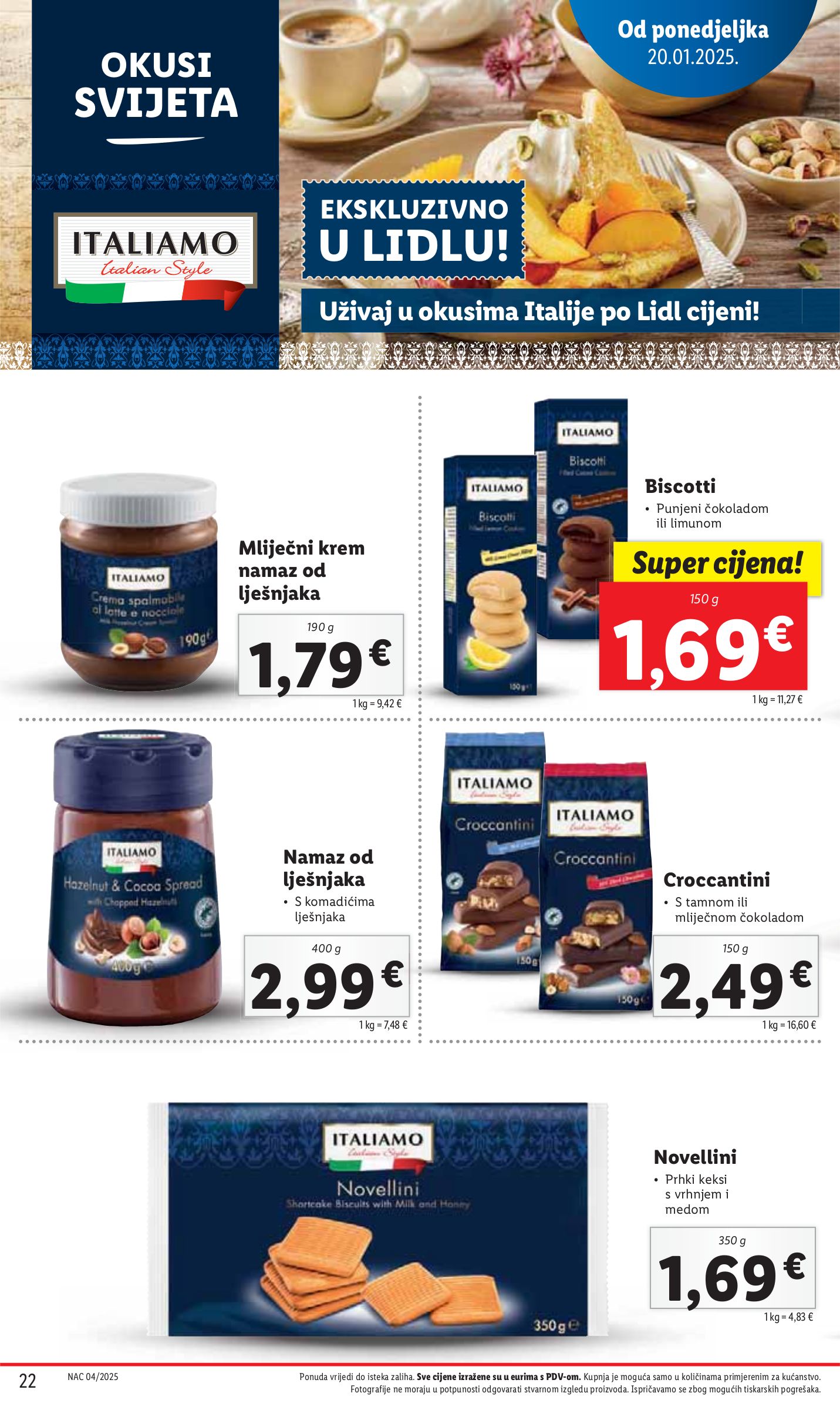 lidl - Lidl katalog vrijedi od 20.01. do 25.01. - page: 22