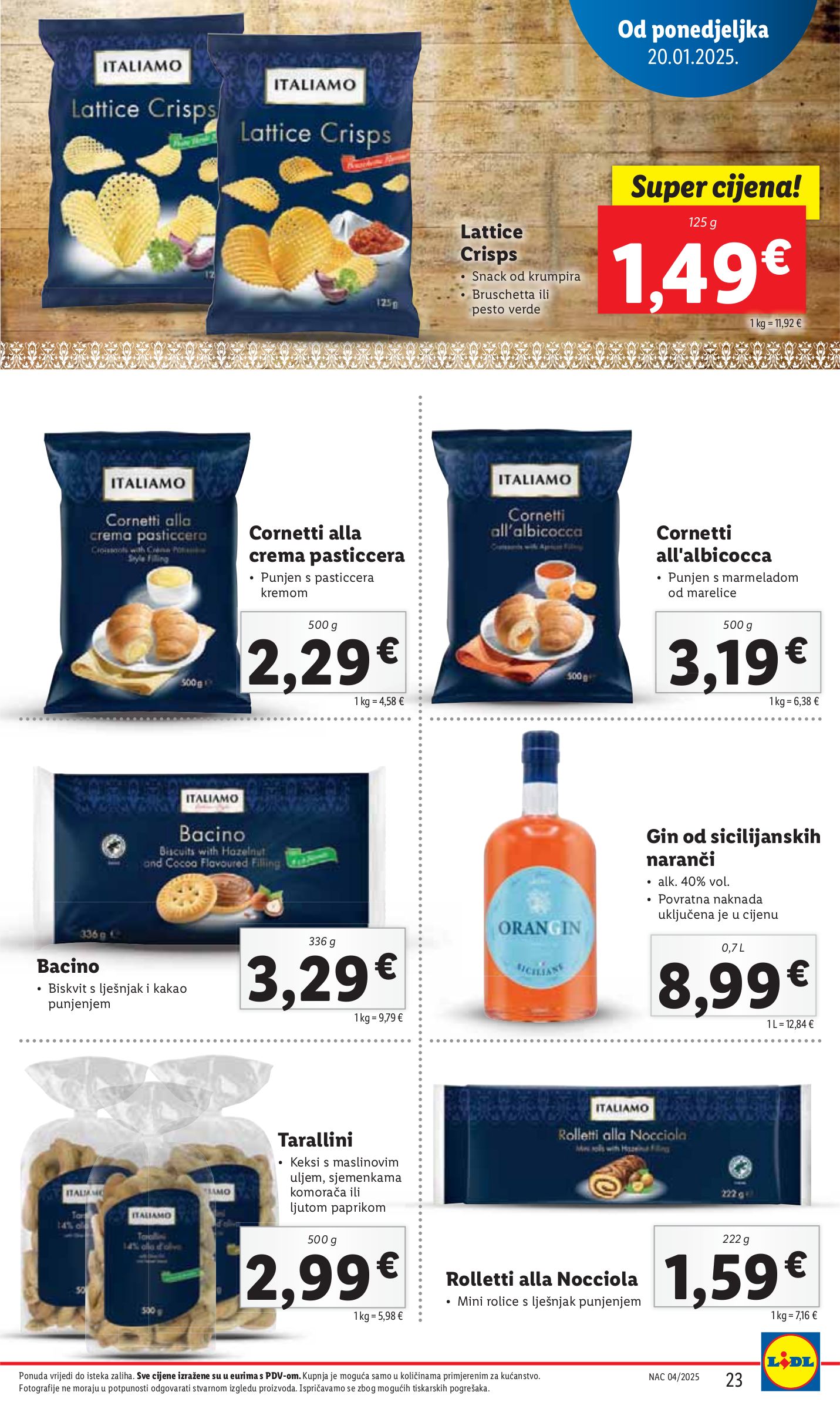 lidl - Lidl katalog vrijedi od 20.01. do 25.01. - page: 23