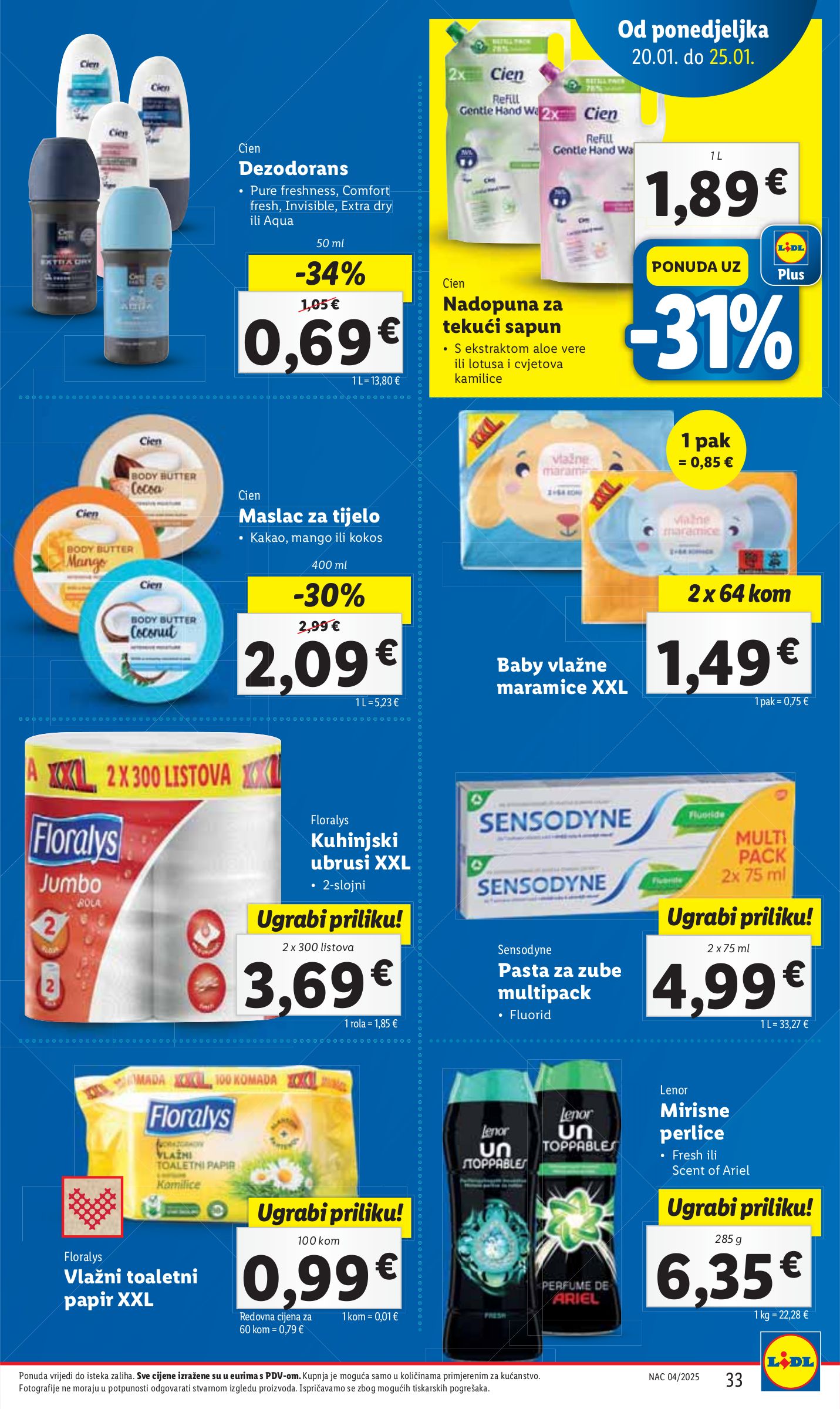 lidl - Lidl katalog vrijedi od 20.01. do 25.01. - page: 33