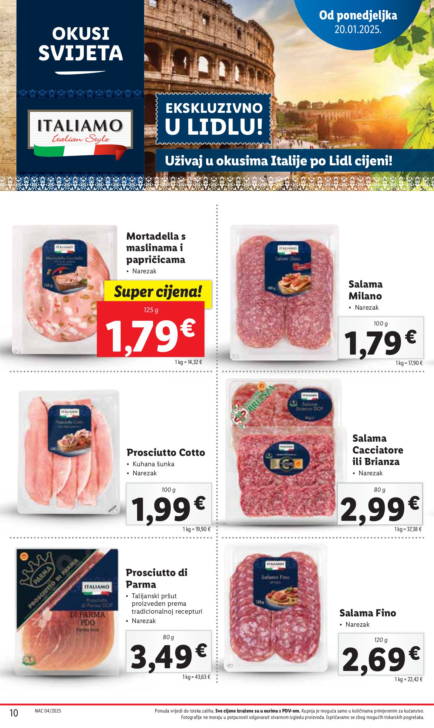 lidl - Lidl katalog vrijedi od 20.01. do 25.01. - page: 10