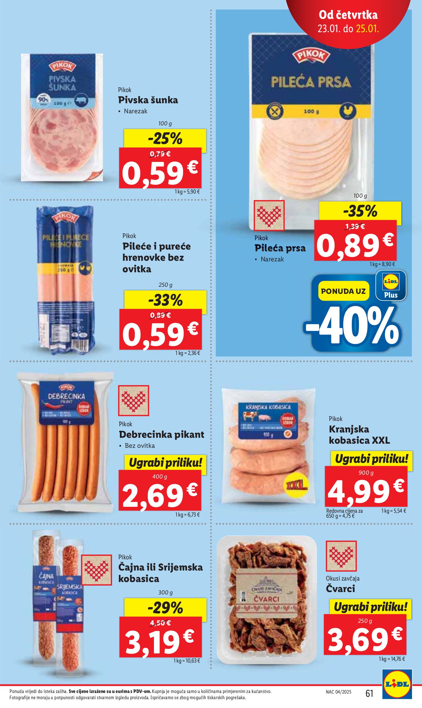 lidl - Lidl katalog vrijedi od 20.01. do 25.01. - page: 61