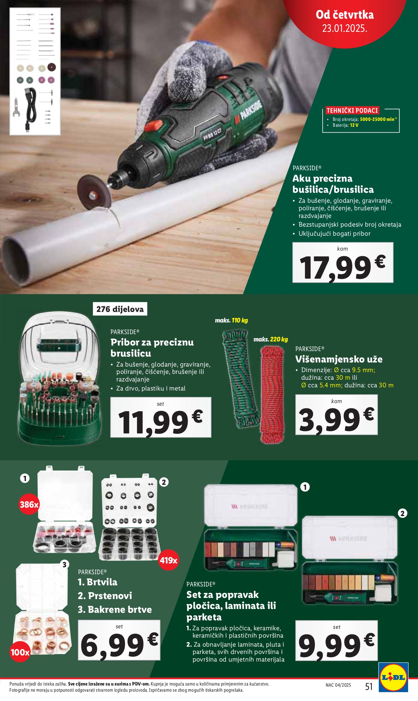 lidl - Lidl katalog vrijedi od 20.01. do 25.01. - page: 51