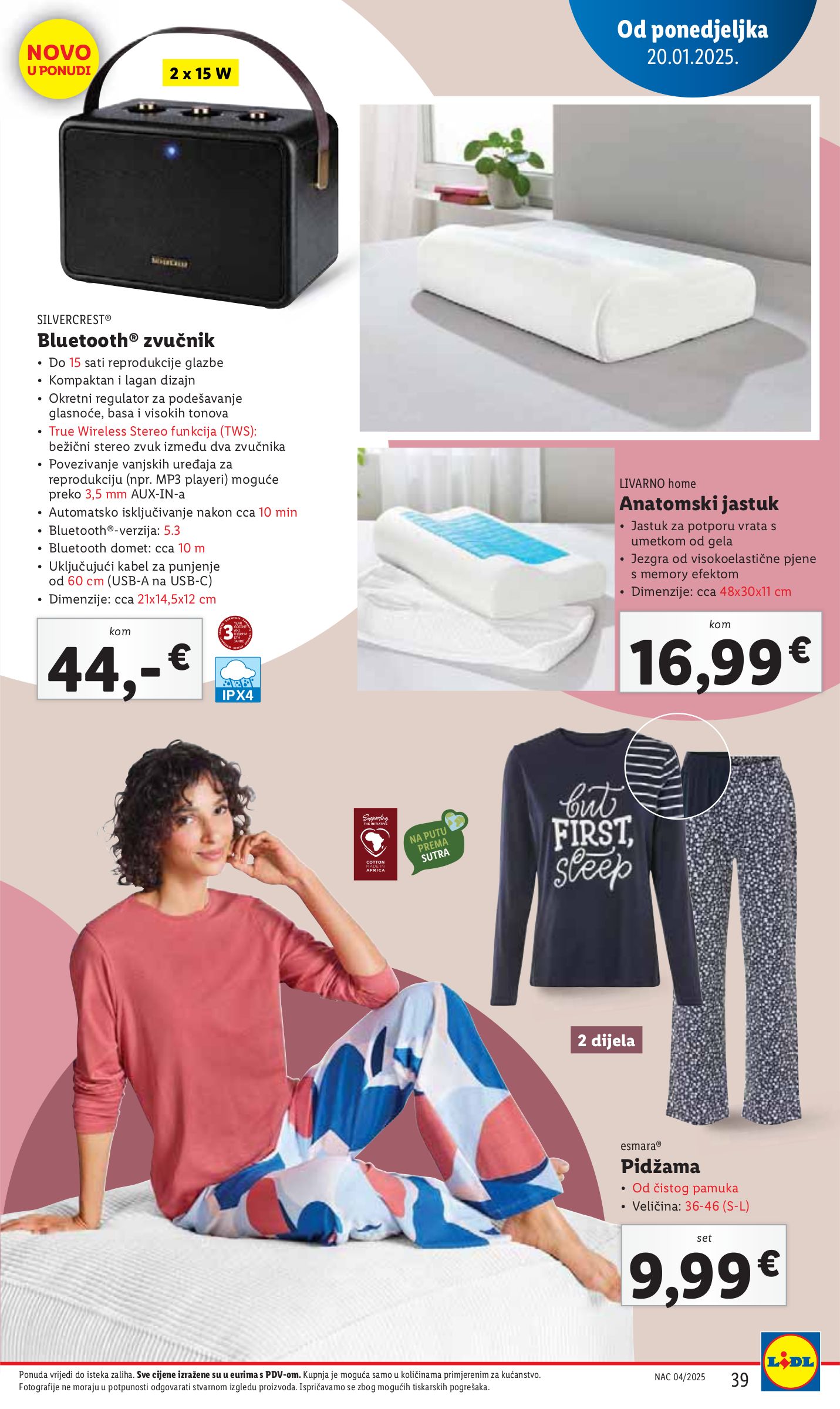 lidl - Lidl katalog vrijedi od 20.01. do 25.01. - page: 39