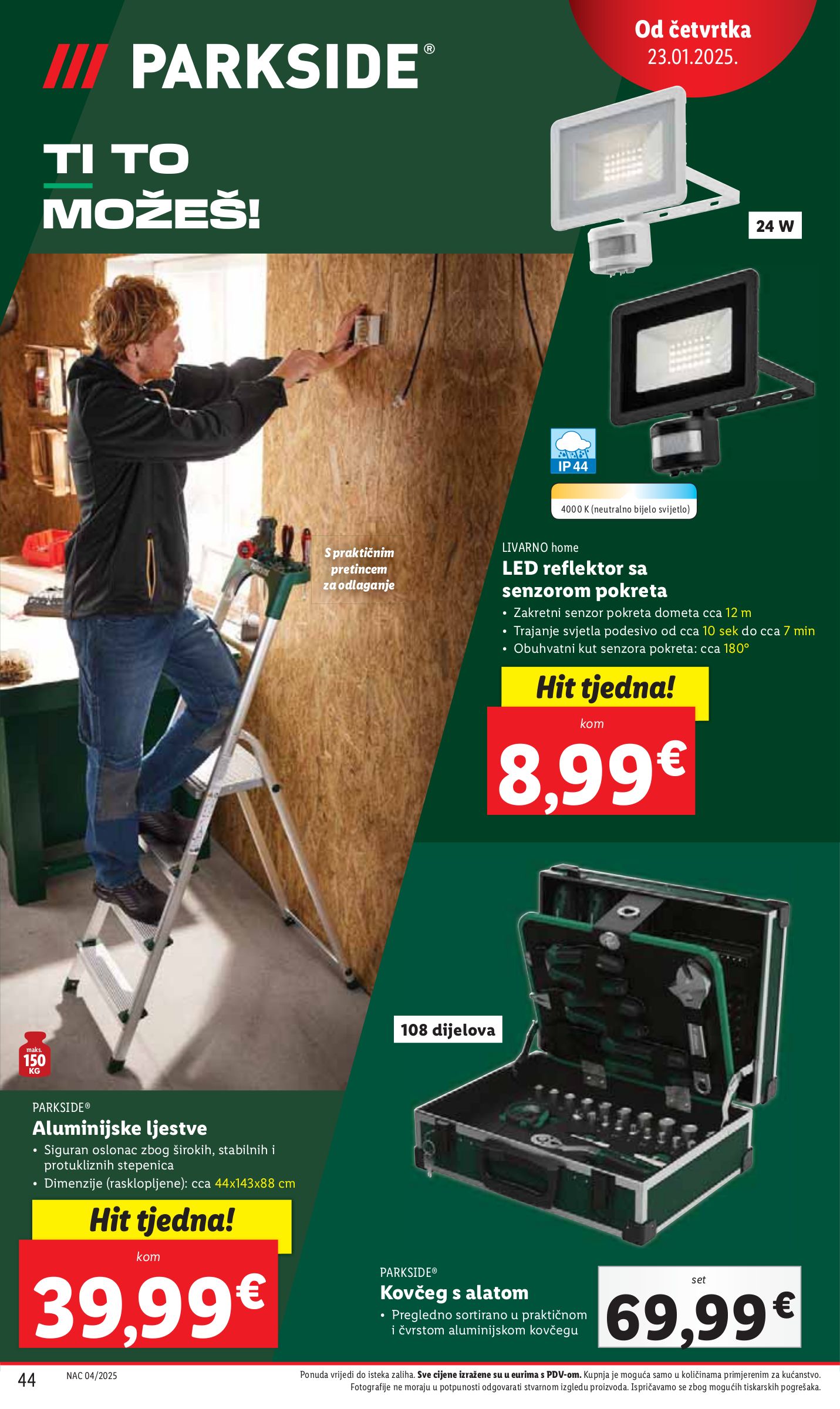 lidl - Lidl katalog vrijedi od 20.01. do 25.01. - page: 44