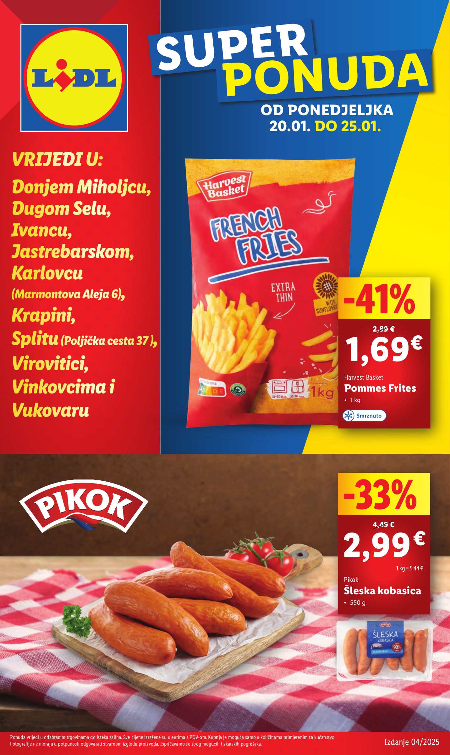 lidl - Lidl - Super ponuda katalog vrijedi od 20.01. do 25.01. - page: 1