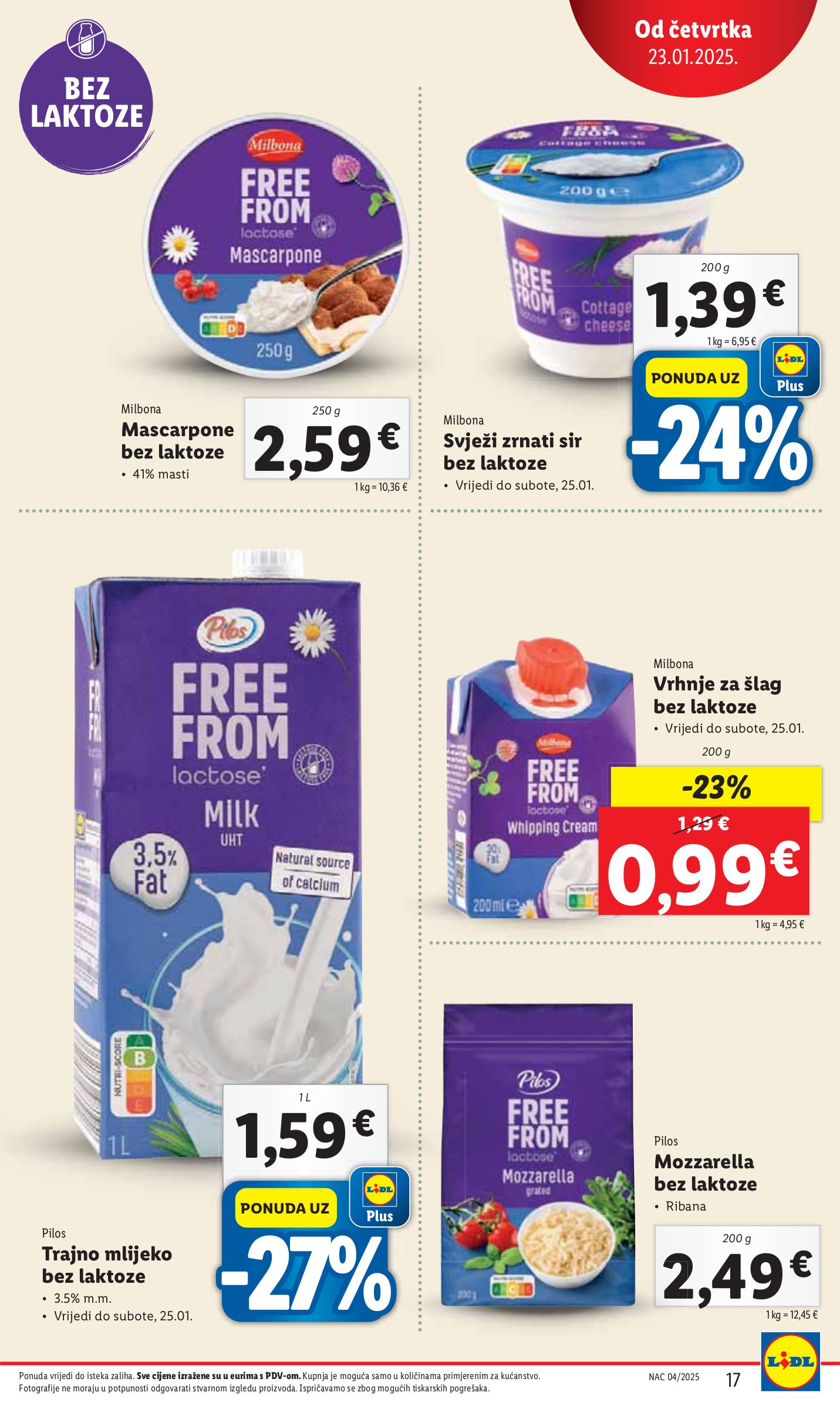 lidl - Lidl katalog vrijedi od 23.01. do 25.01. - page: 17