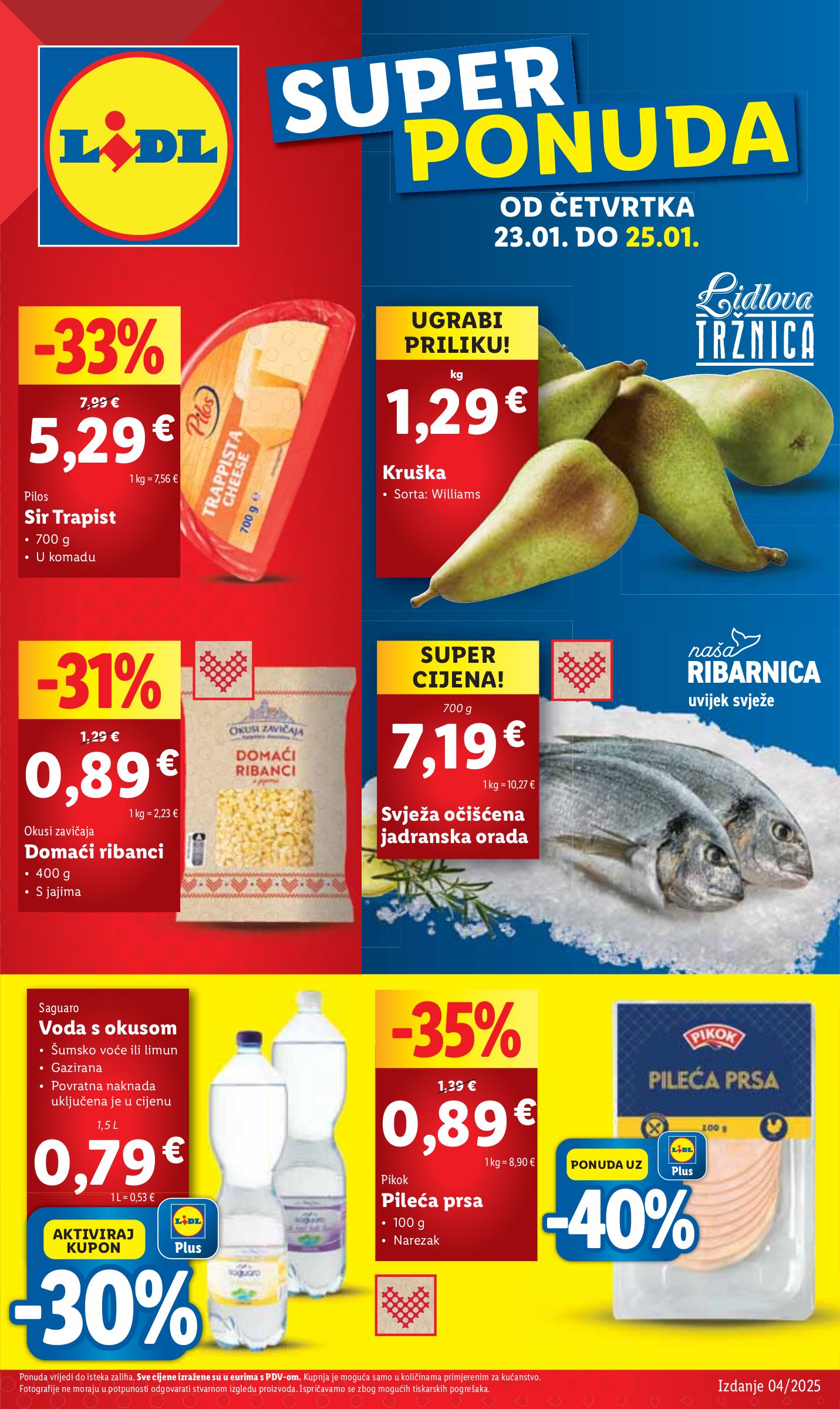 lidl - Lidl katalog vrijedi od 23.01. do 25.01.