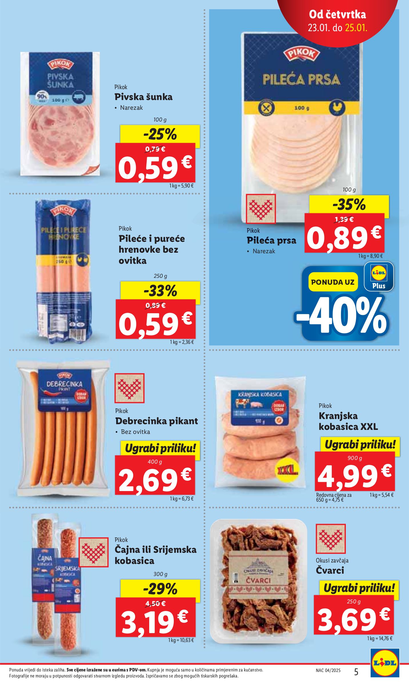 lidl - Lidl katalog vrijedi od 23.01. do 25.01. - page: 5