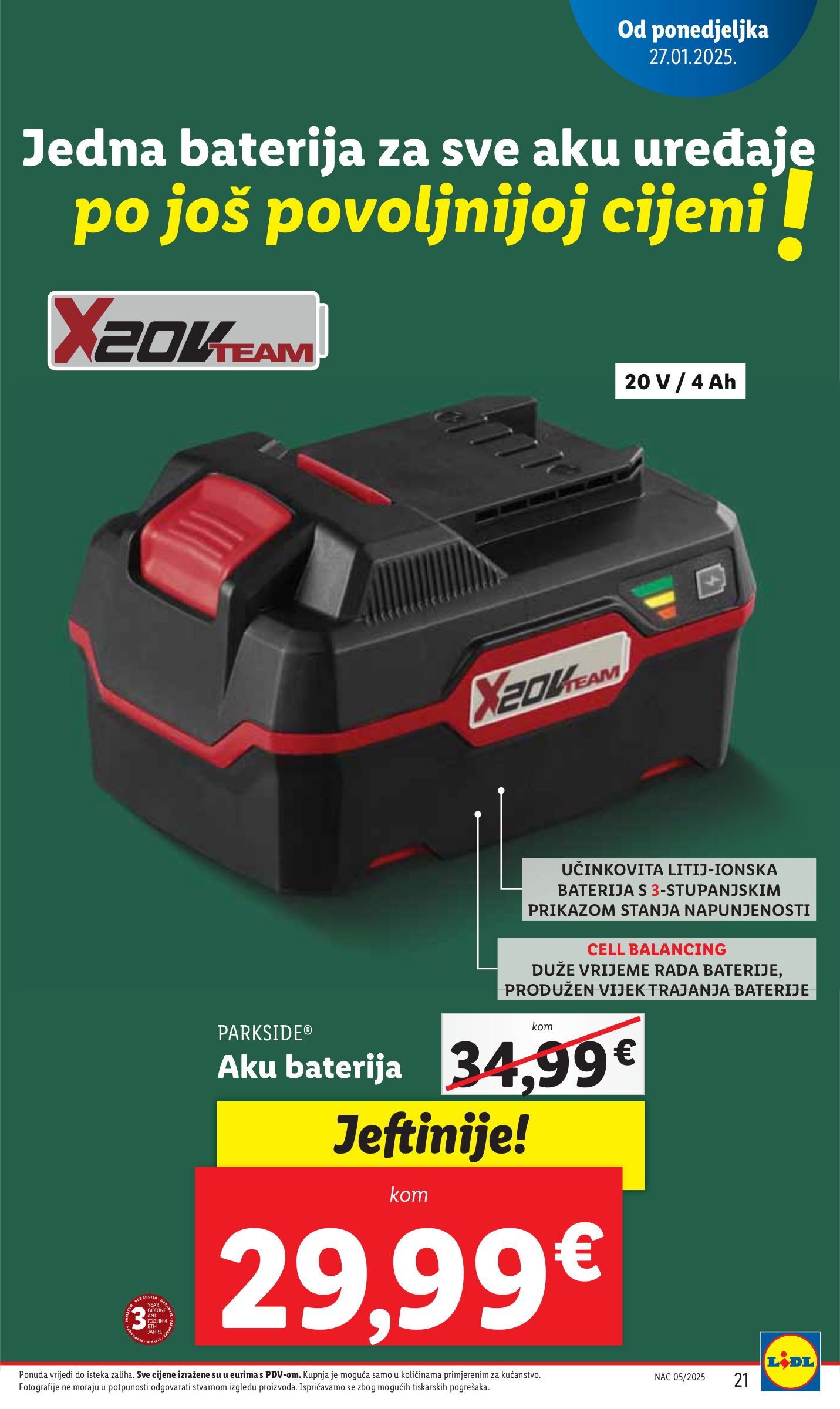 lidl - Lidl katalog vrijedi od 27.01. do 02.02. - page: 21