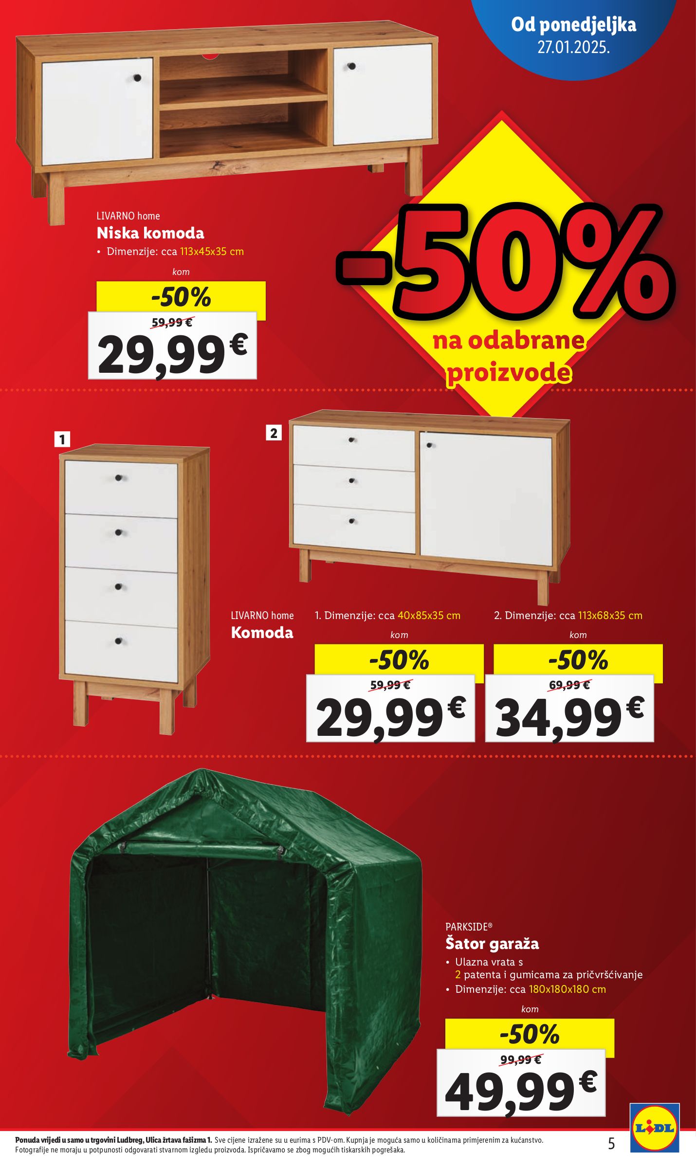 lidl - Lidl - Ludbreg katalog vrijedi od 27.01. do 02.02. - page: 5