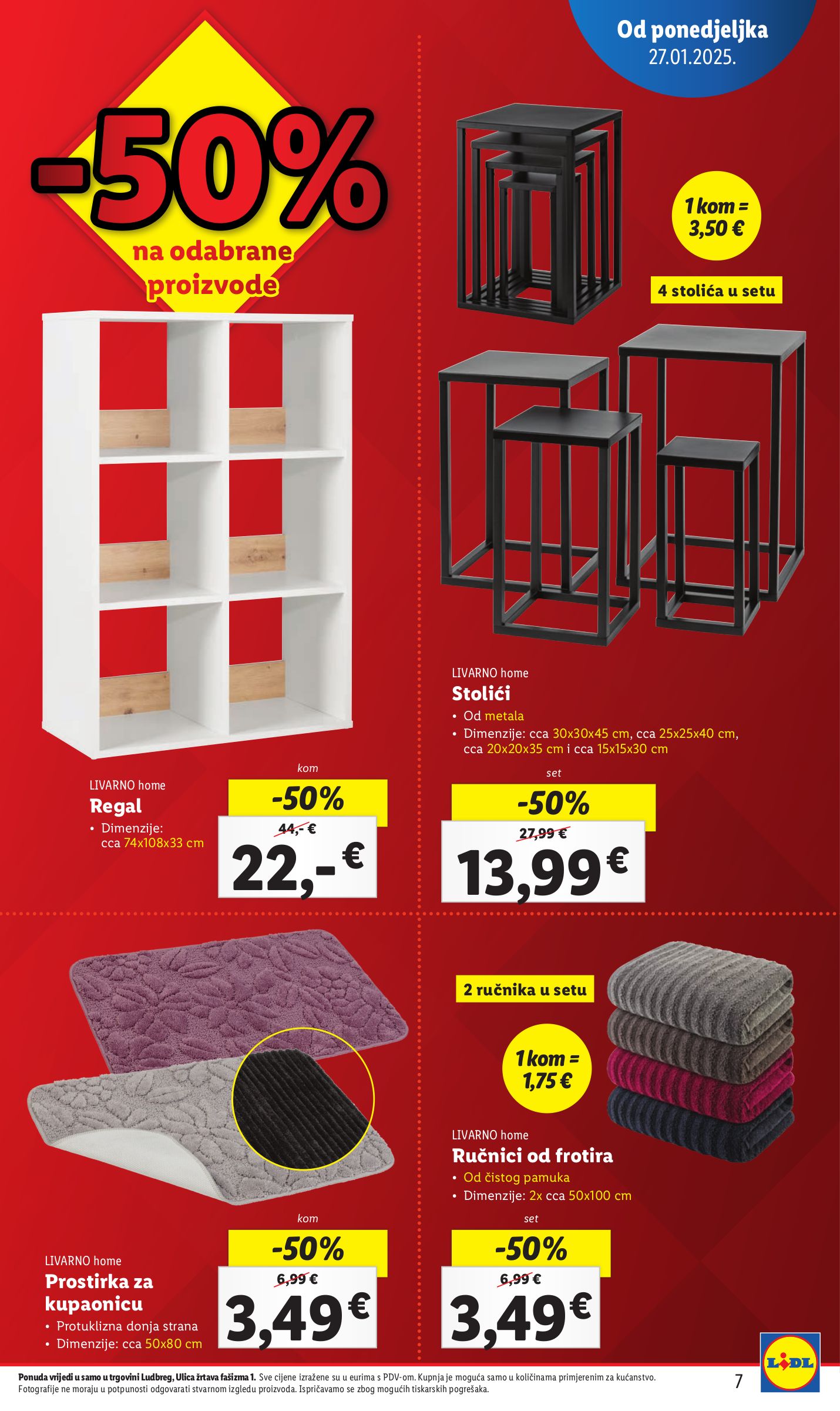 lidl - Lidl - Ludbreg katalog vrijedi od 27.01. do 02.02. - page: 7