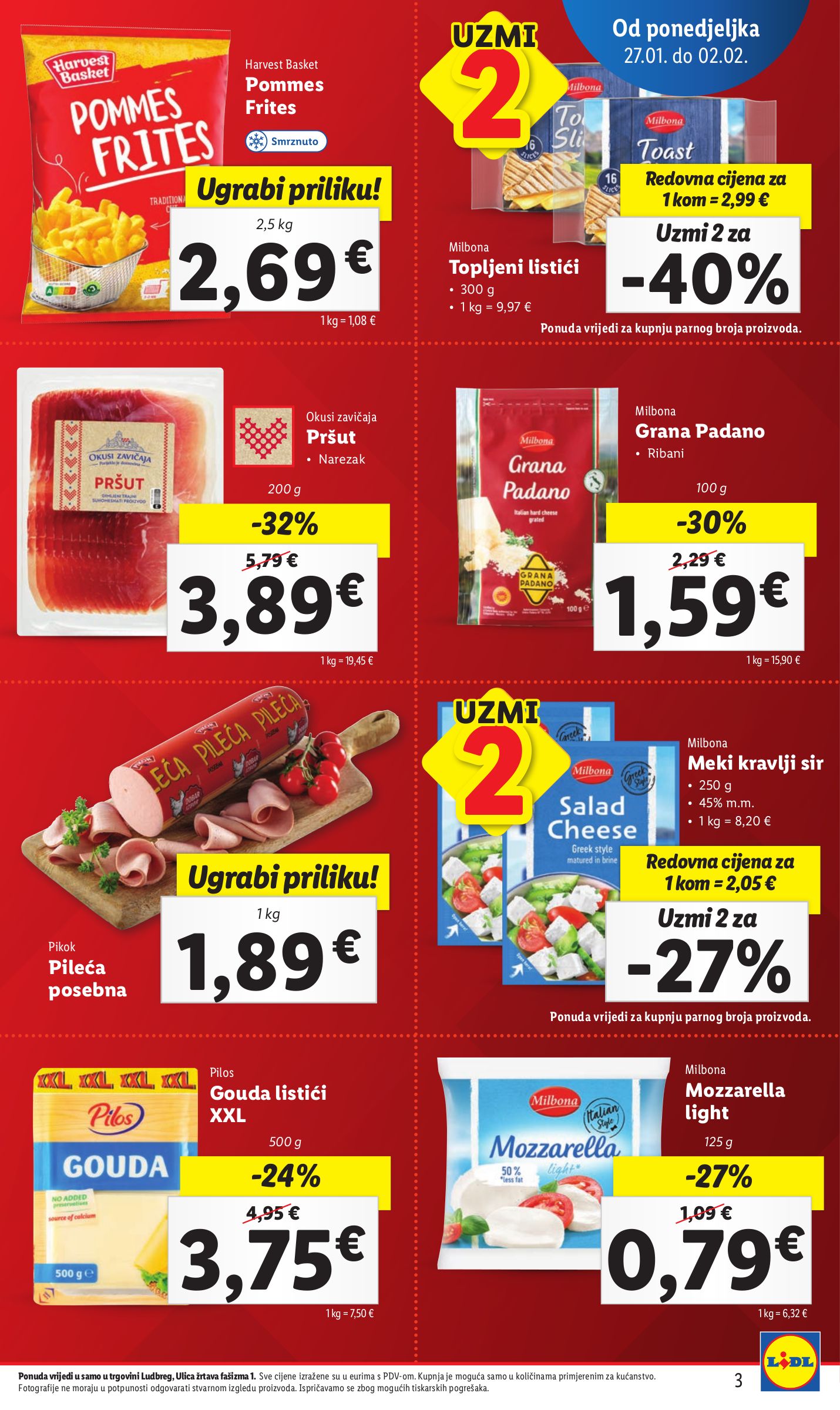 lidl - Lidl - Ludbreg katalog vrijedi od 27.01. do 02.02. - page: 3